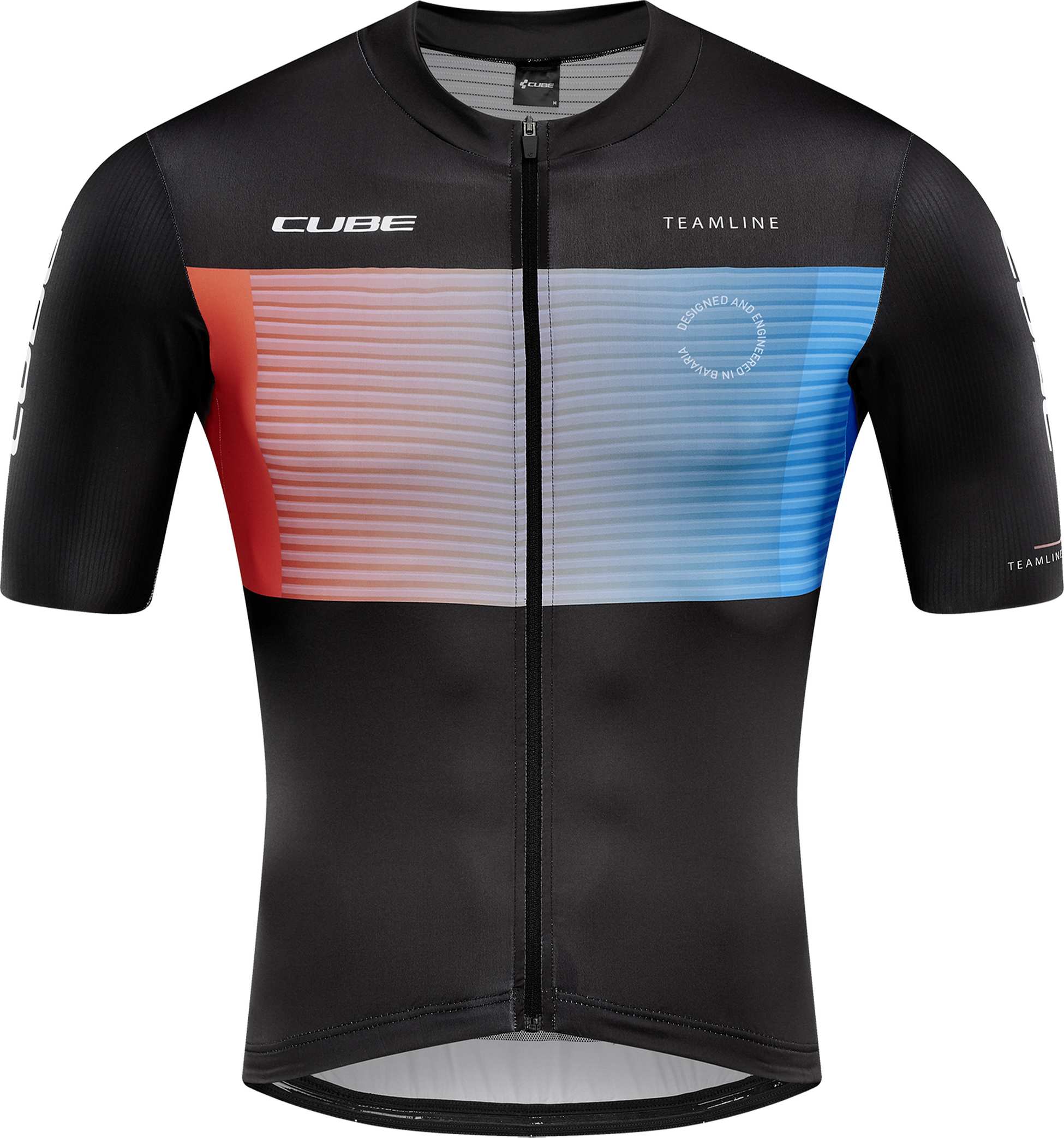 TEAMLINE Trikot kurzarm black´n´blue´n´red