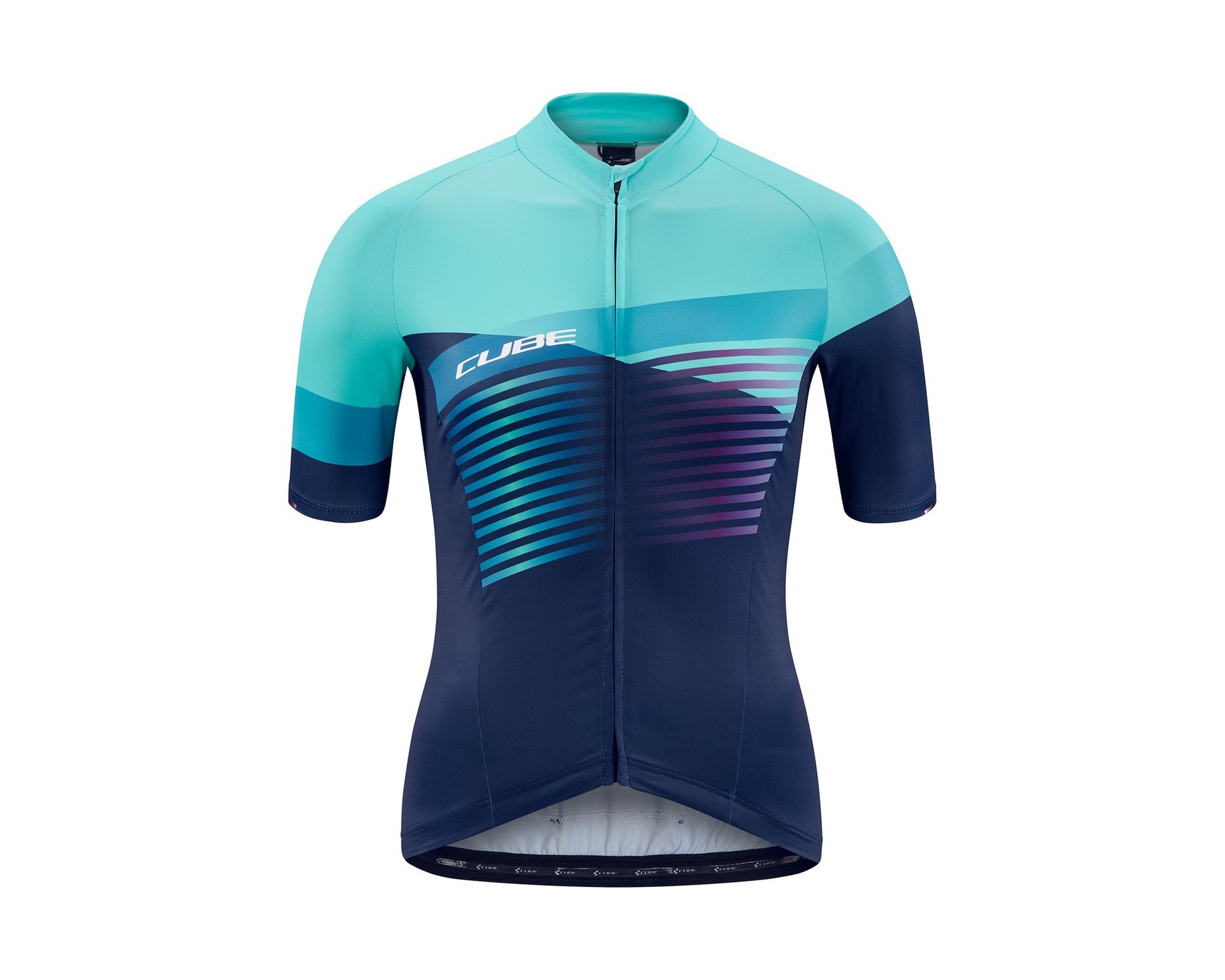 TEAMLINE WS Trikot kurzarm blue´n´mint