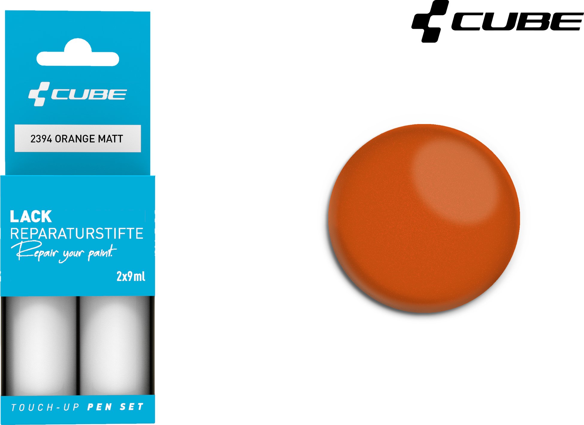 Lackstift Set ORANGE matt 2394