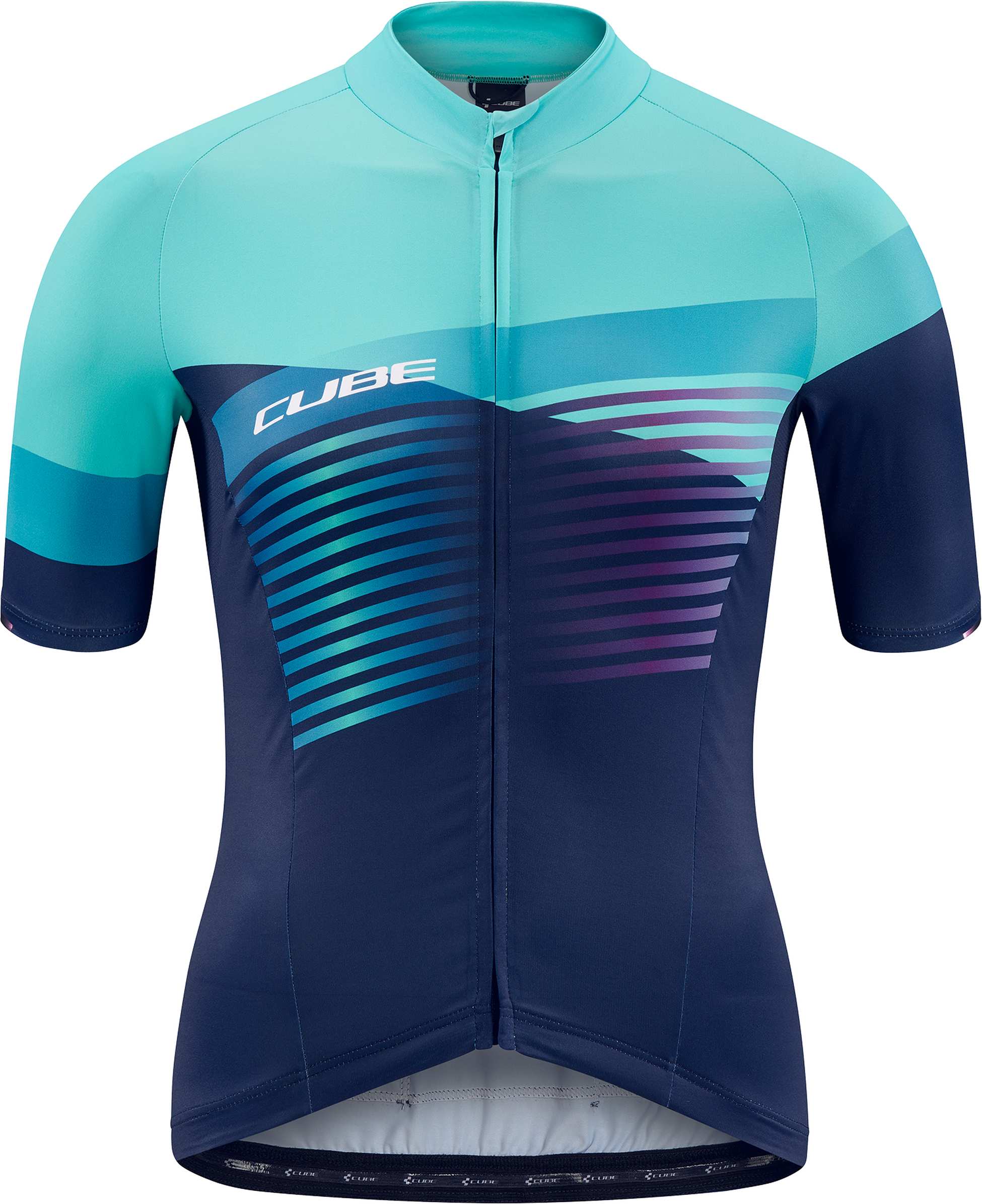 TEAMLINE WS Trikot kurzarm blue´n´mint