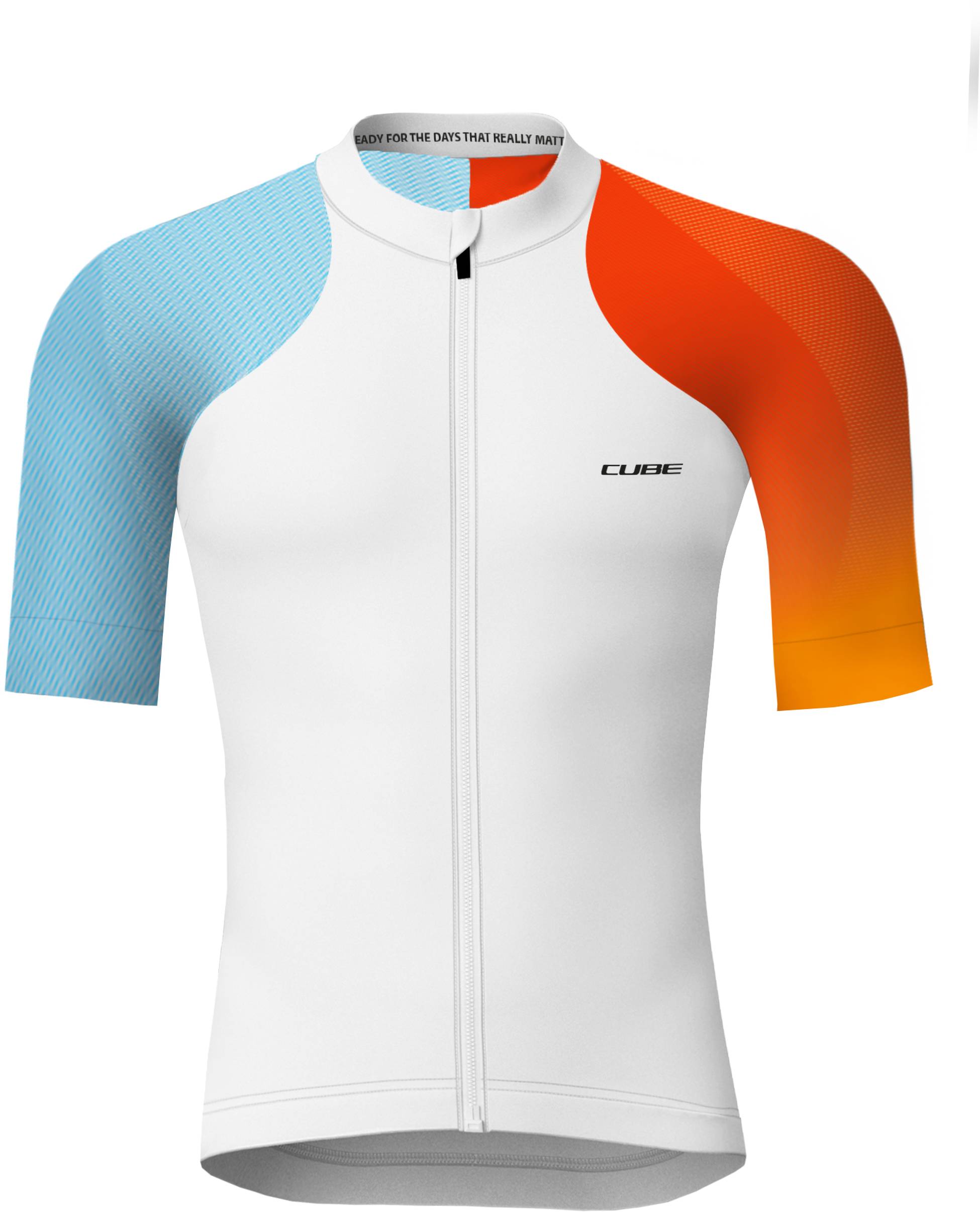 ROAD/XC Trikot TEAMLINE kurzarm light blue