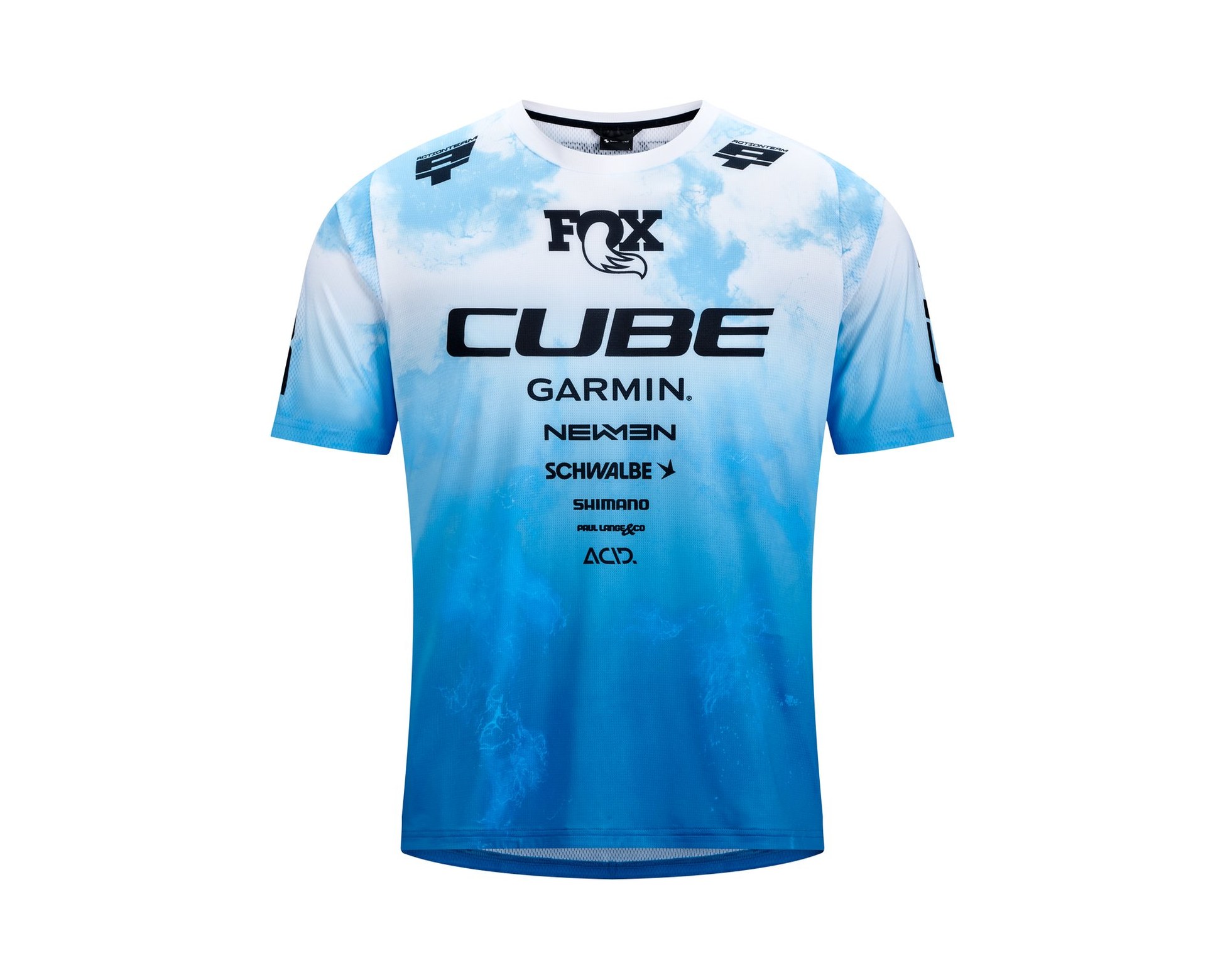 MTB Trikot X Actionteam kurzarm topas blue