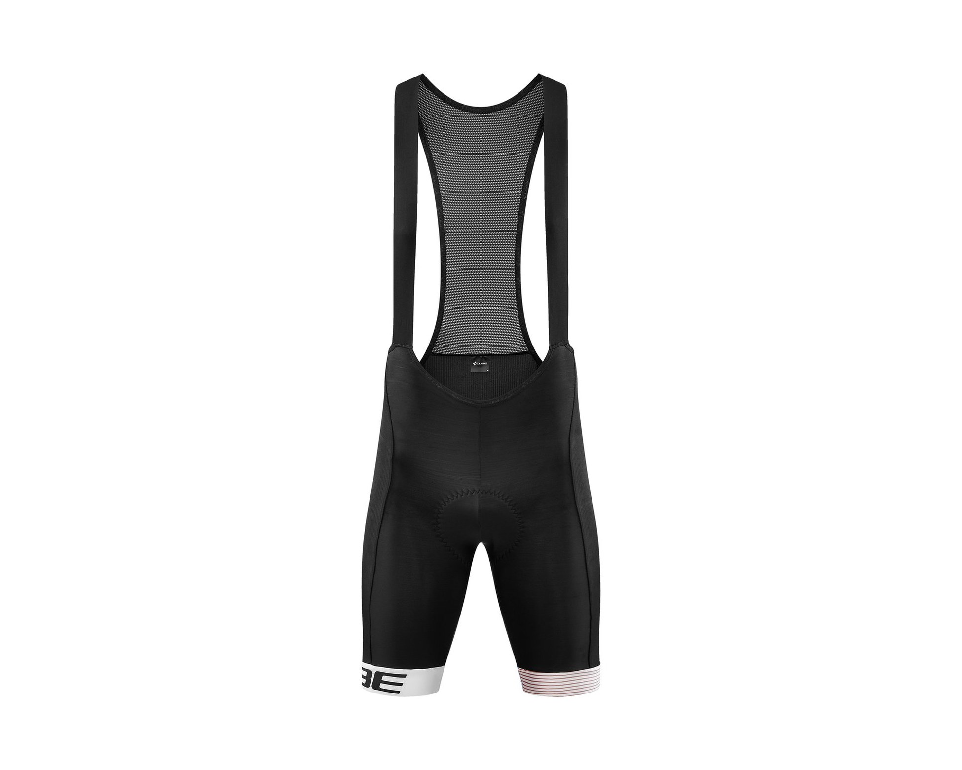 TEAMLINE Trägerhose kurz black´n´white