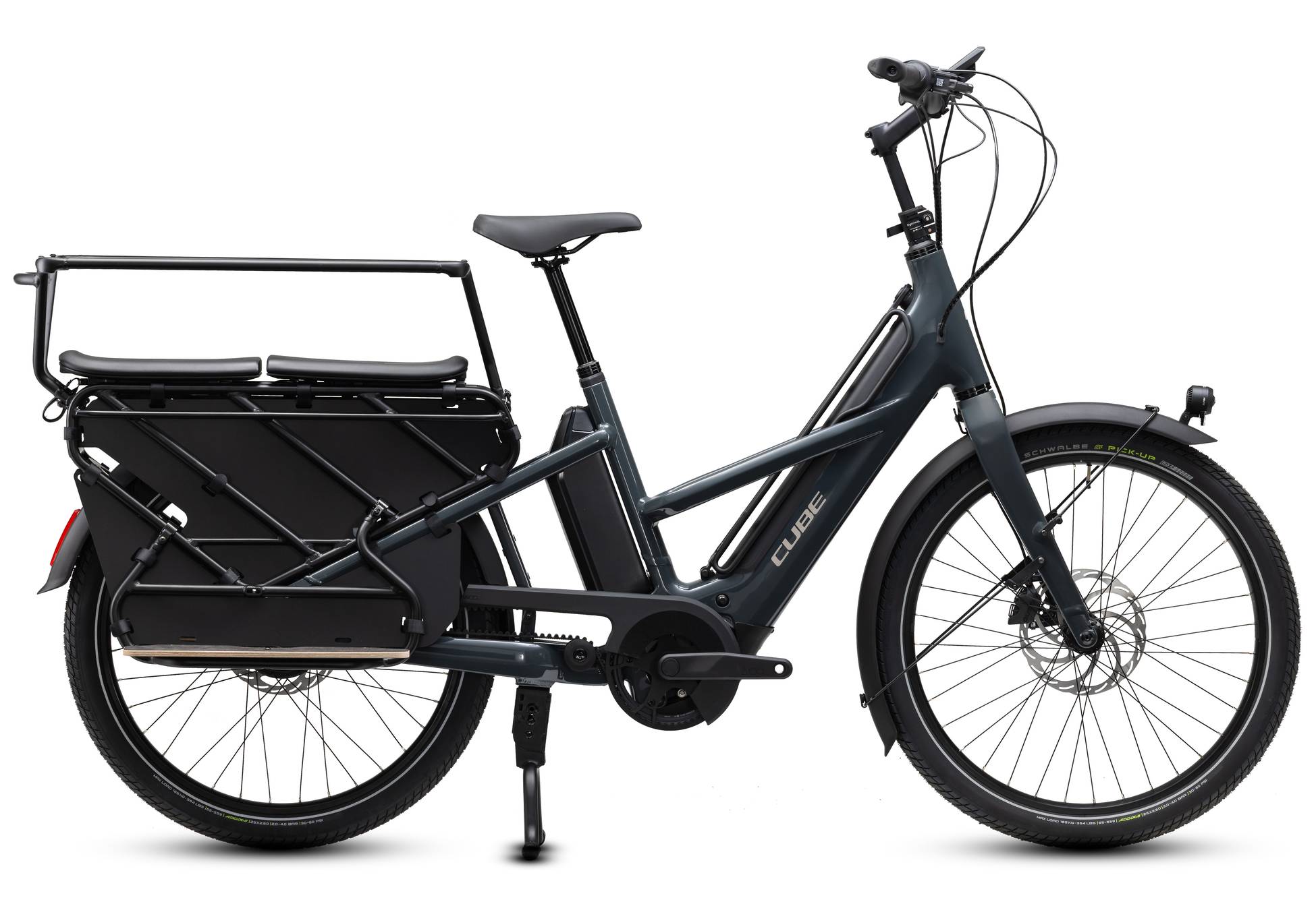 Cube Longtail Hybrid Deluxe Family 800 shadowgrey´n´grey