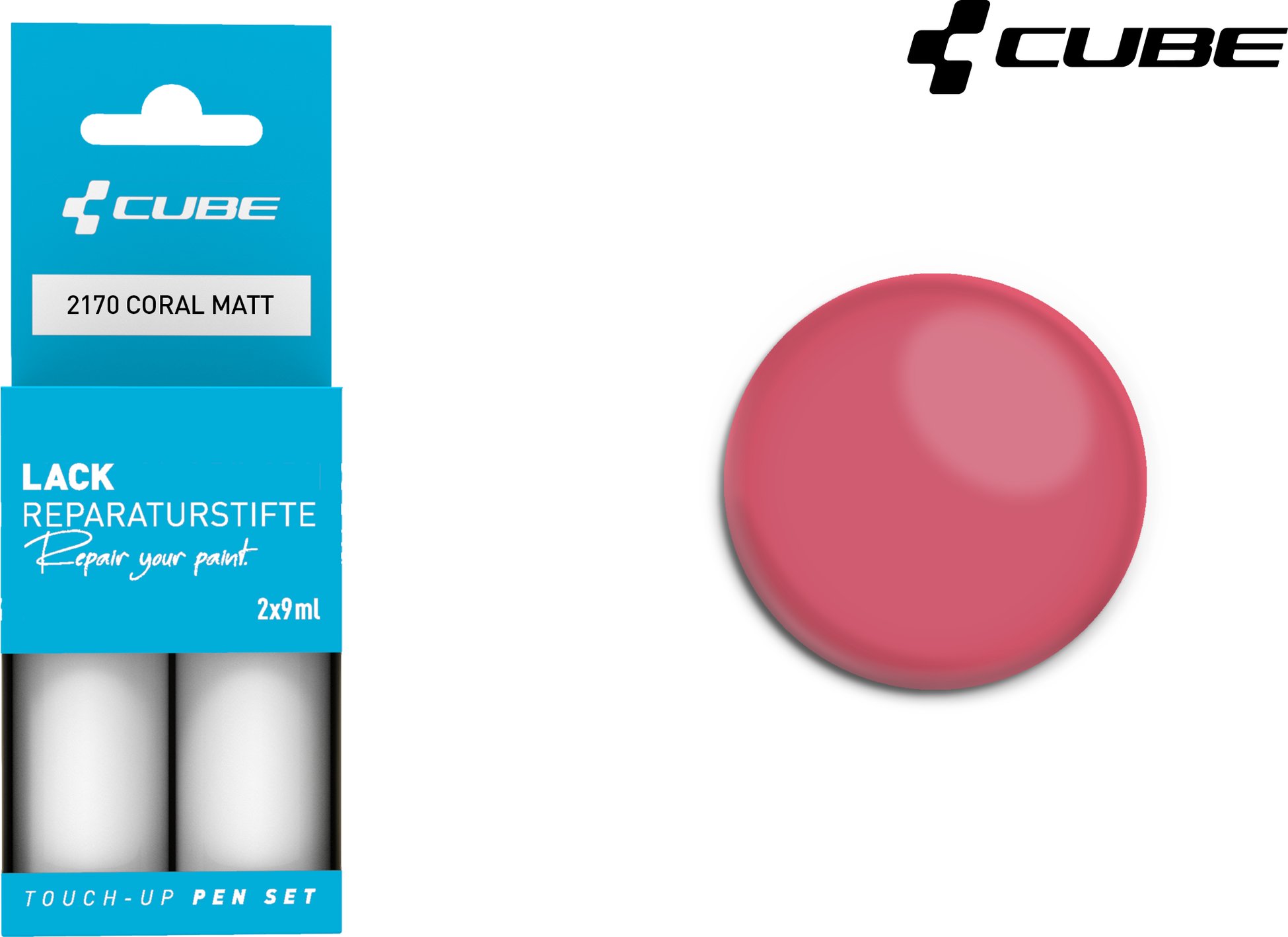 Lackstift Set CORAL matt 2170