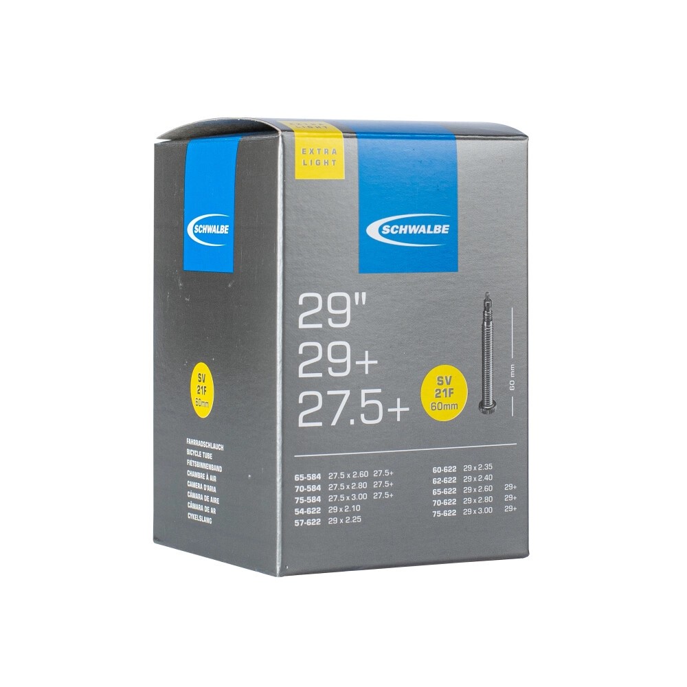 2x Schwalbe Schlauch Extra Lite 27,5 60mm SV
