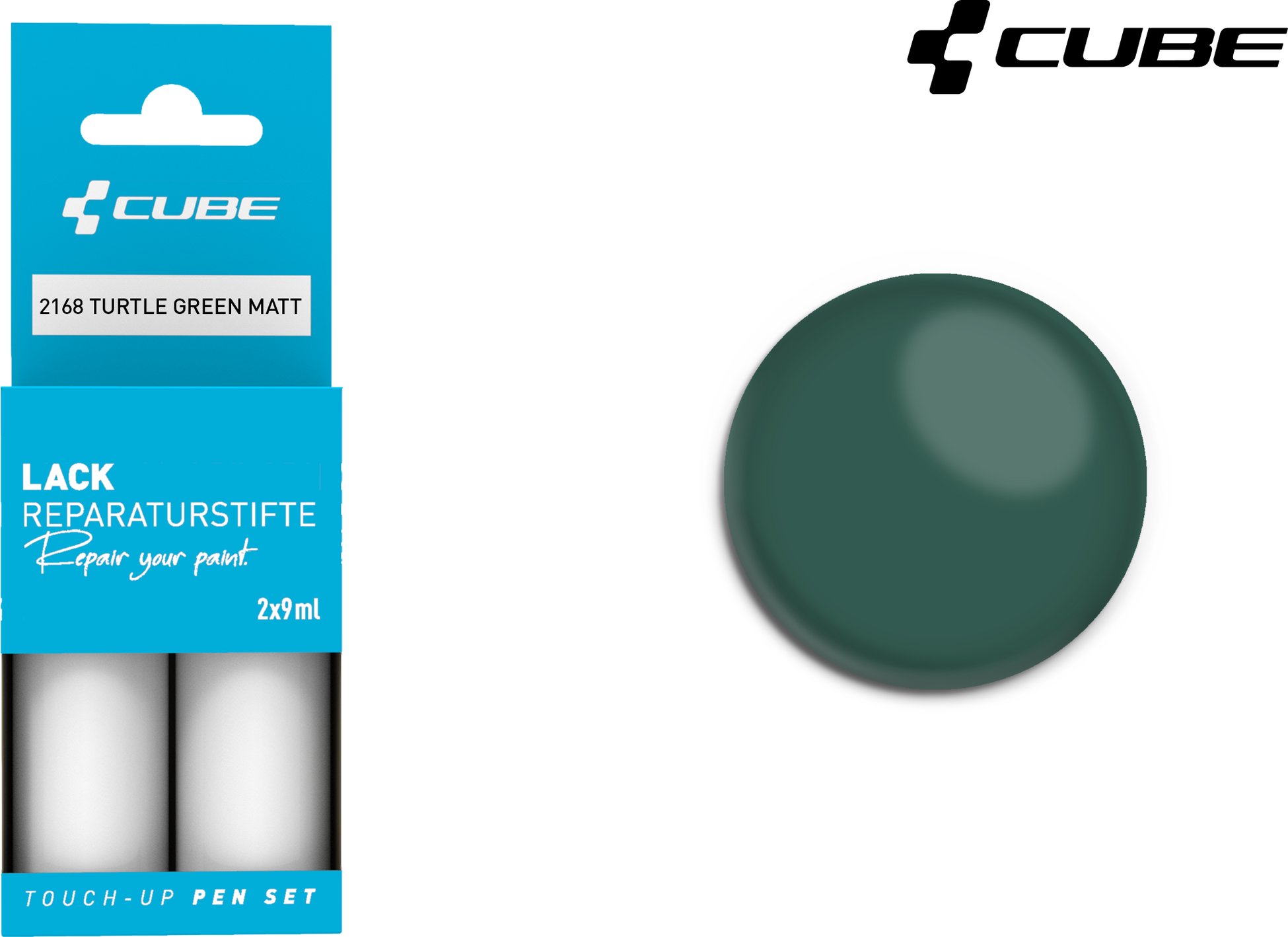 Lackstift Set TURTLE GREEN matt 2168
