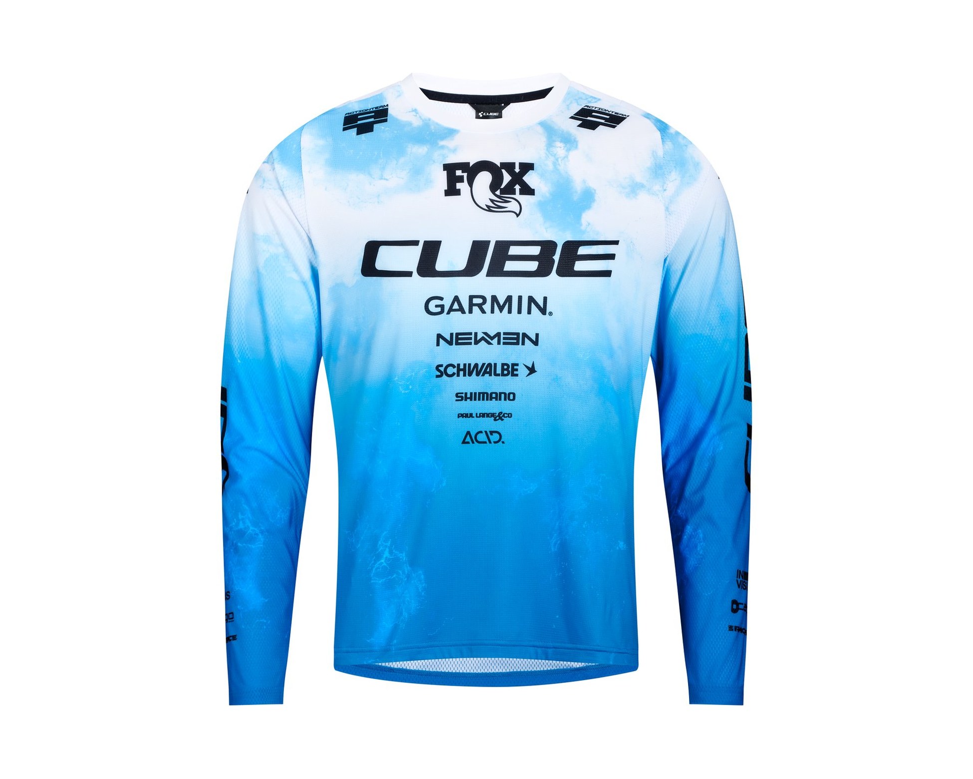 MTB Trikot X Actionteam langarm topas blue