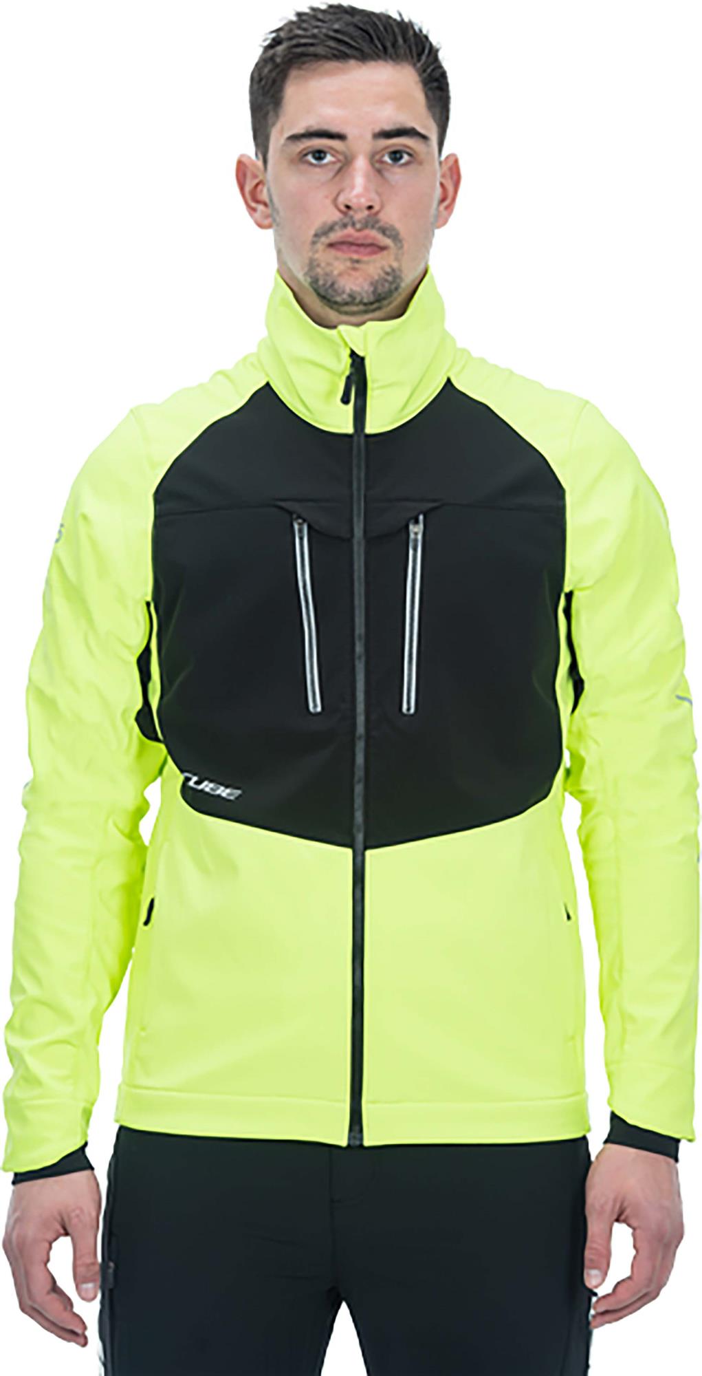 CUBE BLACKLINE Softshelljacke 365 Safety black`n`neon yellow