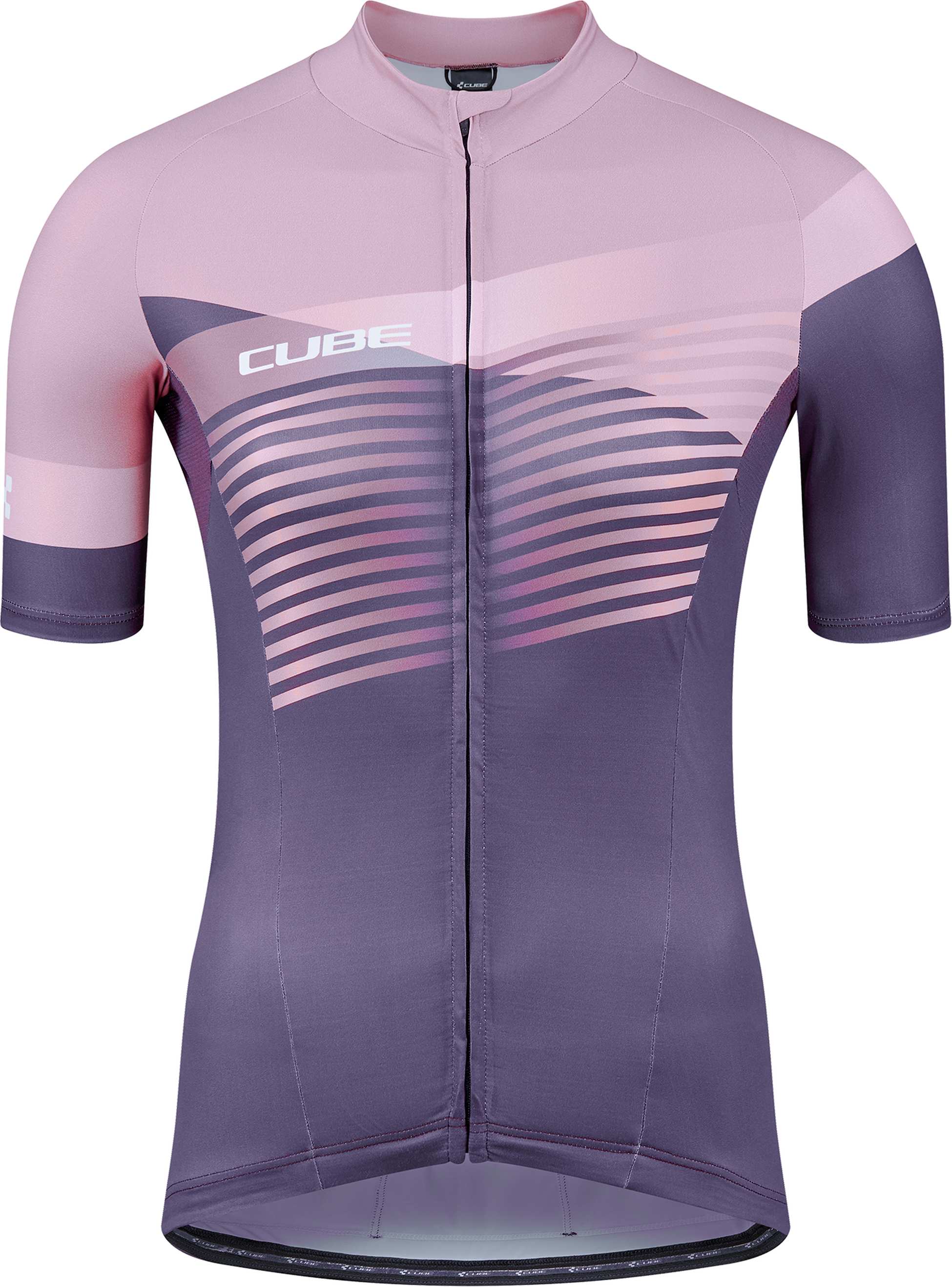 TEAMLINE WS Trikot kurzarm violet´n´rose