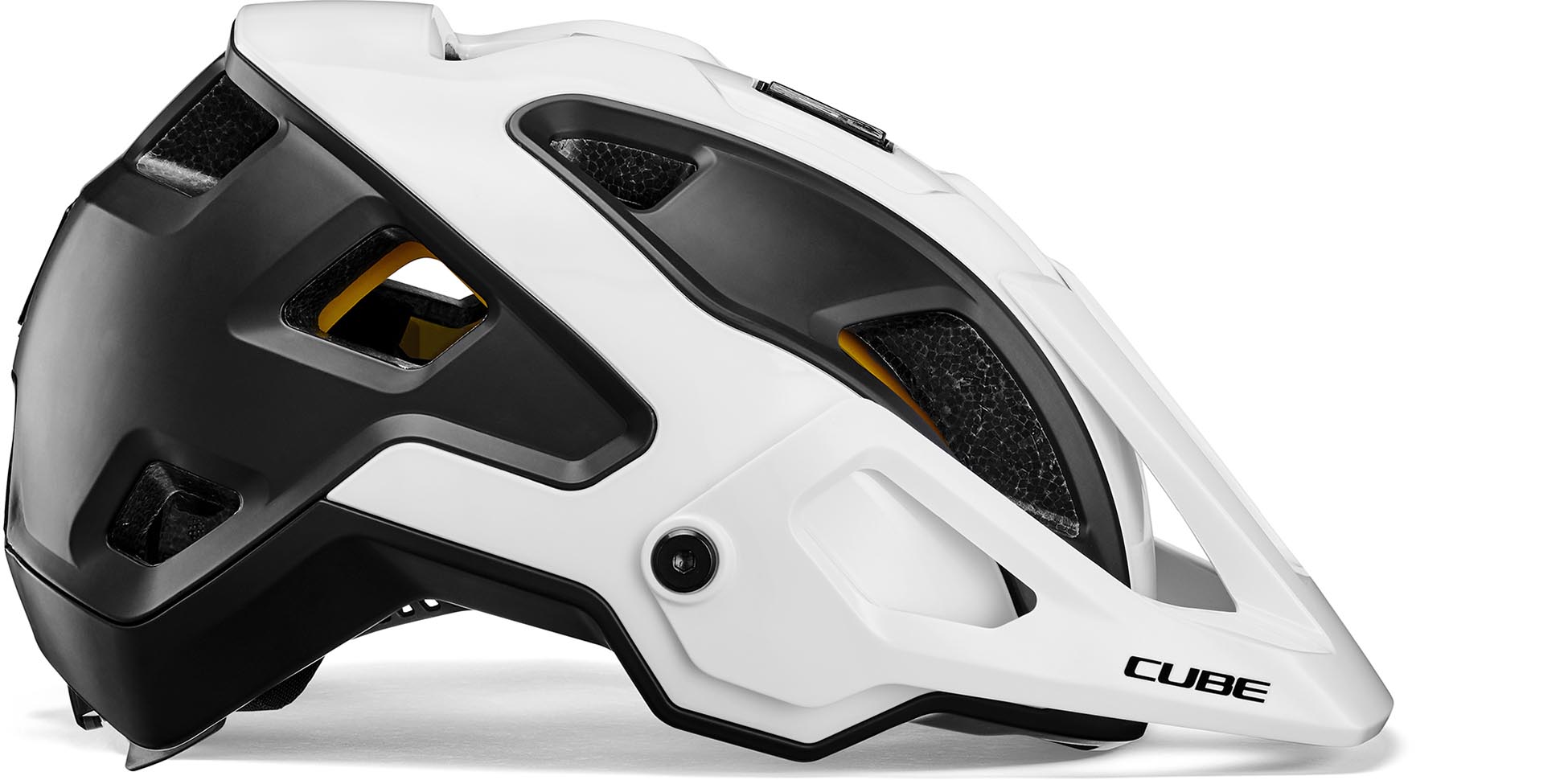 CUBE Helm STROVER white ´n´ black