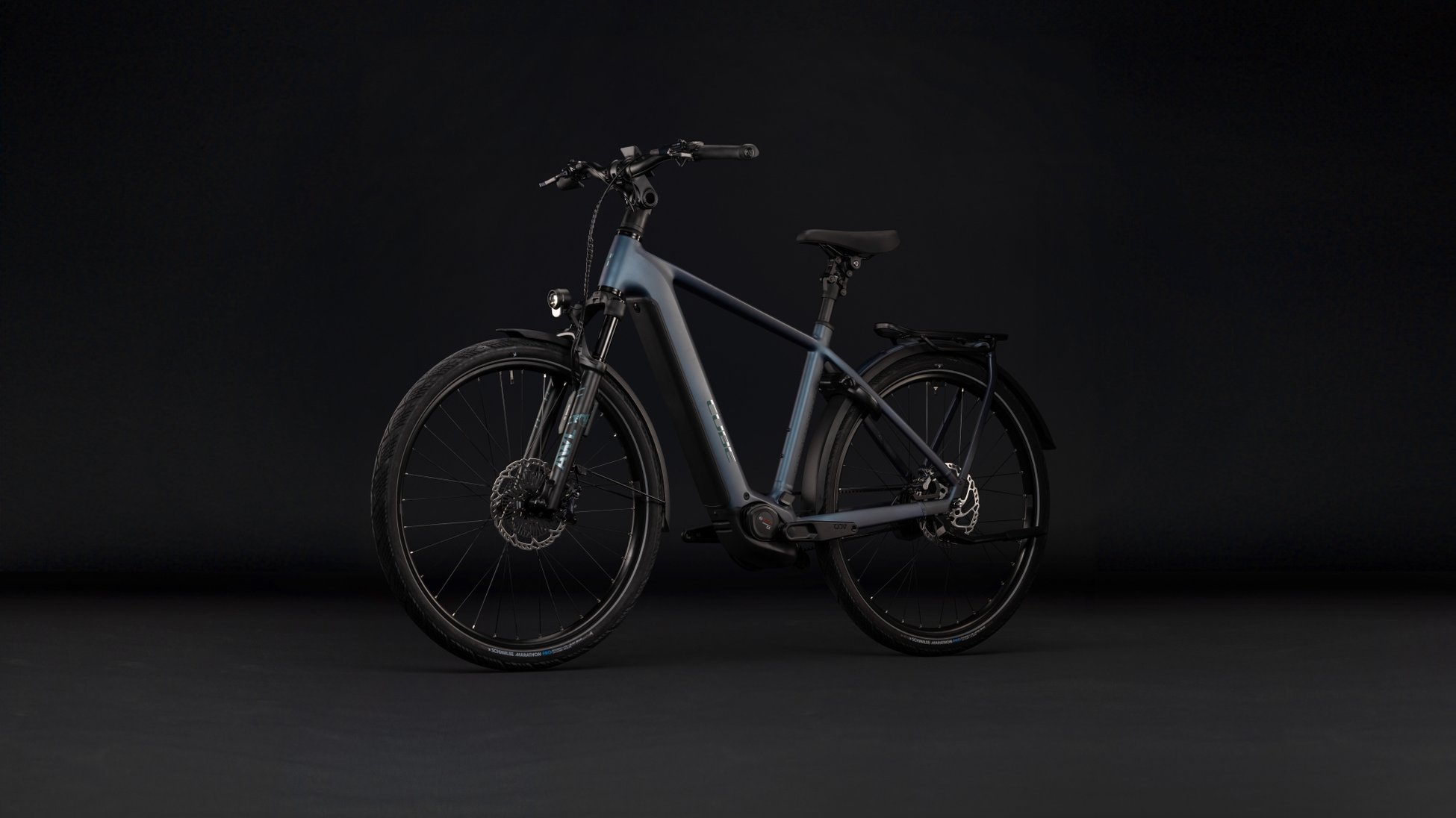 Cube Kathmandu Hybrid Deluxe SLX 800 mineralblue´n´blue