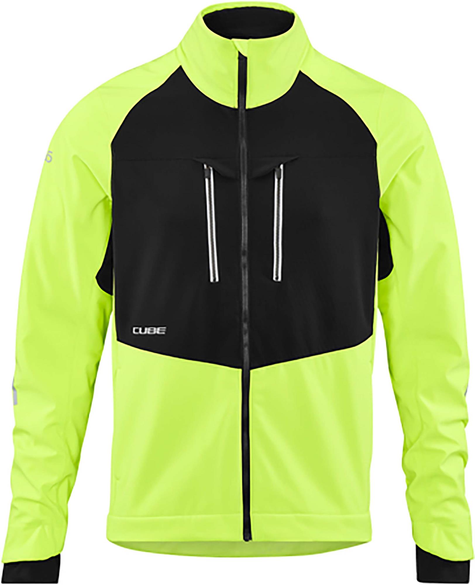 CUBE BLACKLINE Softshelljacke 365 Safety black`n`neon yellow