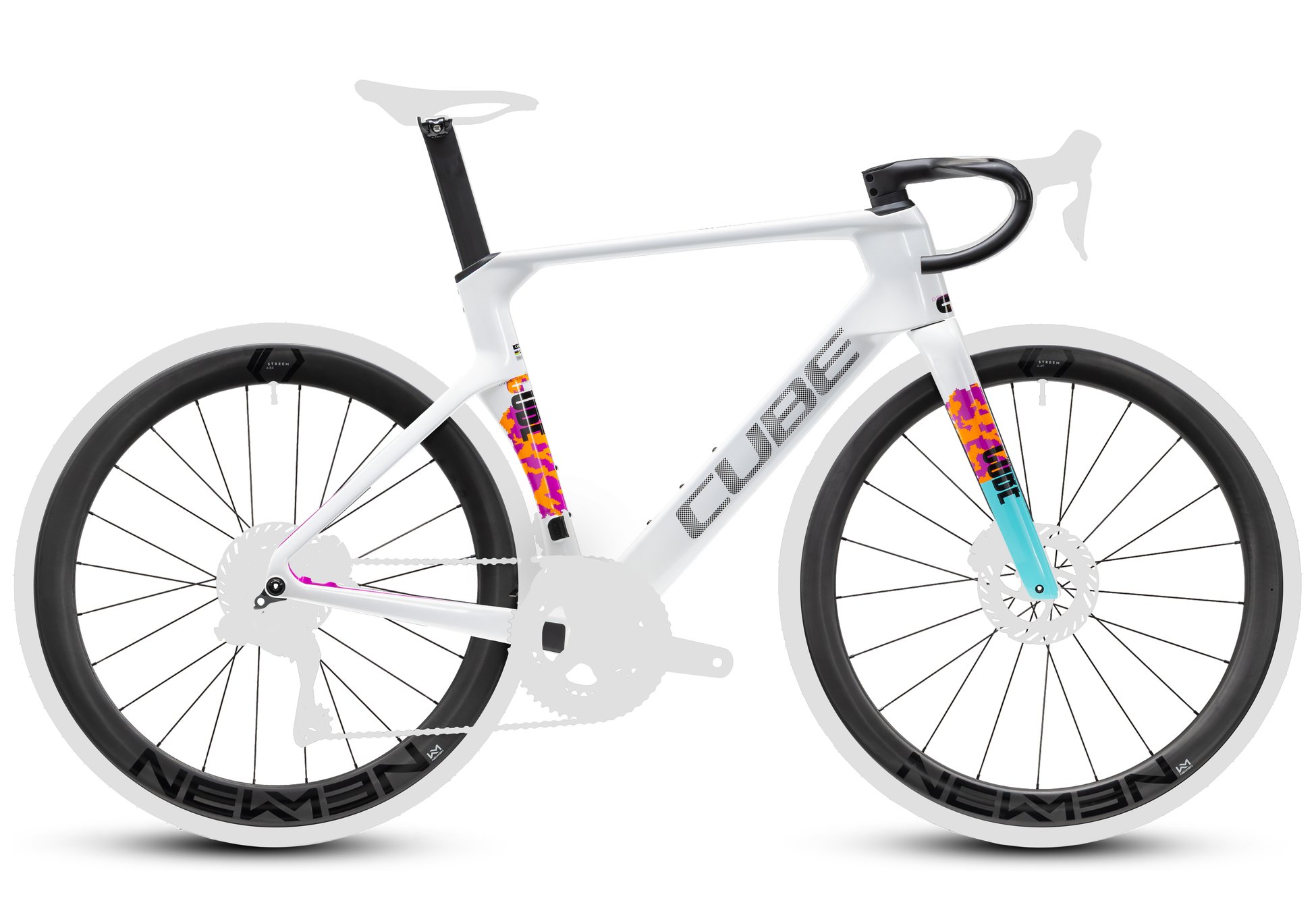 Litening AERO C:68X Frameset graphic´n´white