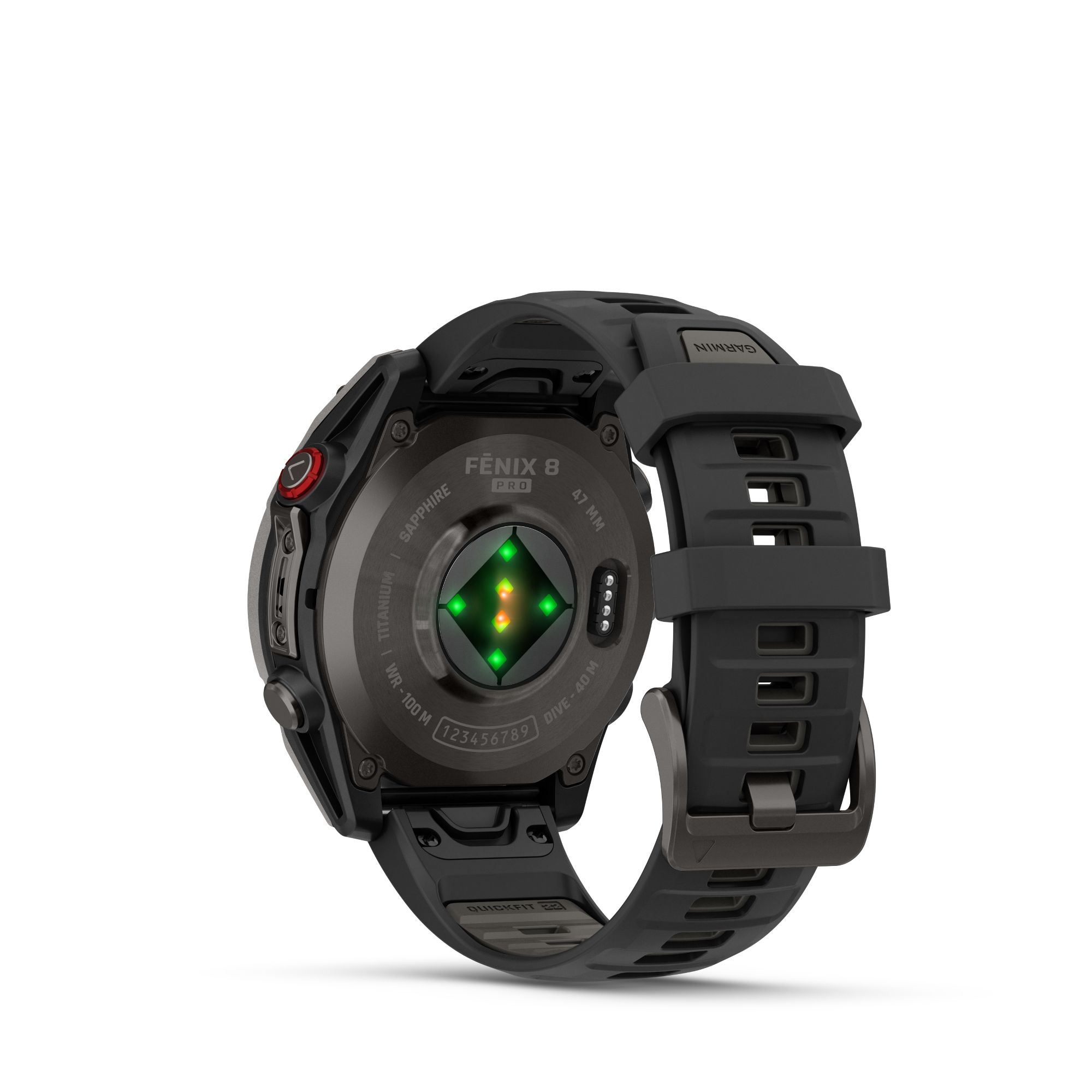 GARMIN fēnix® 8 Pro–47mm, AMOLED Sapphire, Schwarz/Titan Car