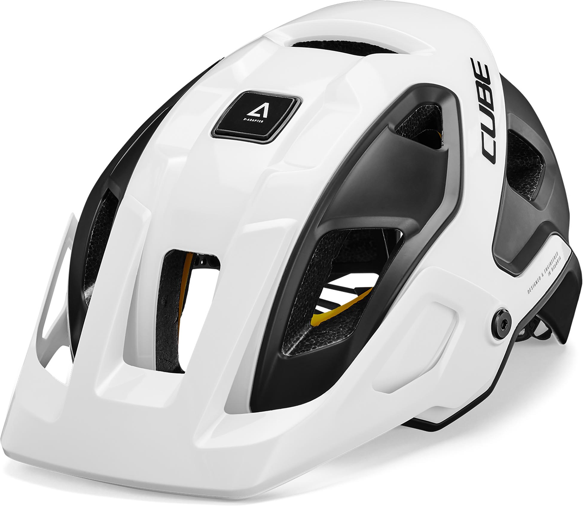 CUBE Helm STROVER white ´n´ black