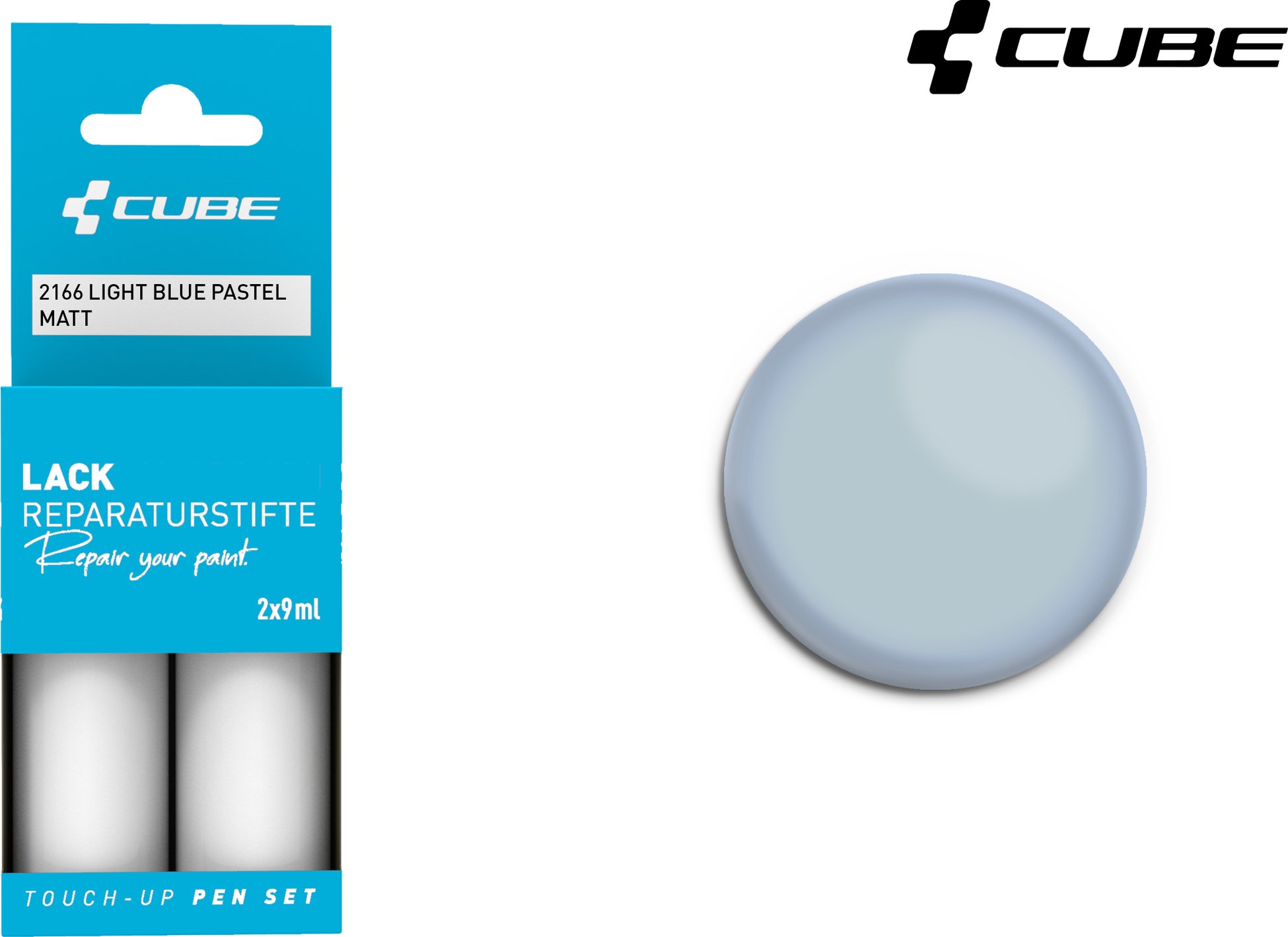 Lackstift Set LIGHT BLUE PASTEL matt 2166