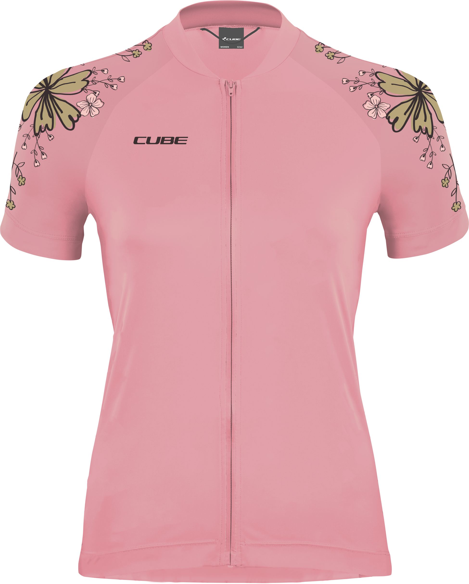 ATX WS Trikot Full Zip CMPT kurzarm coral