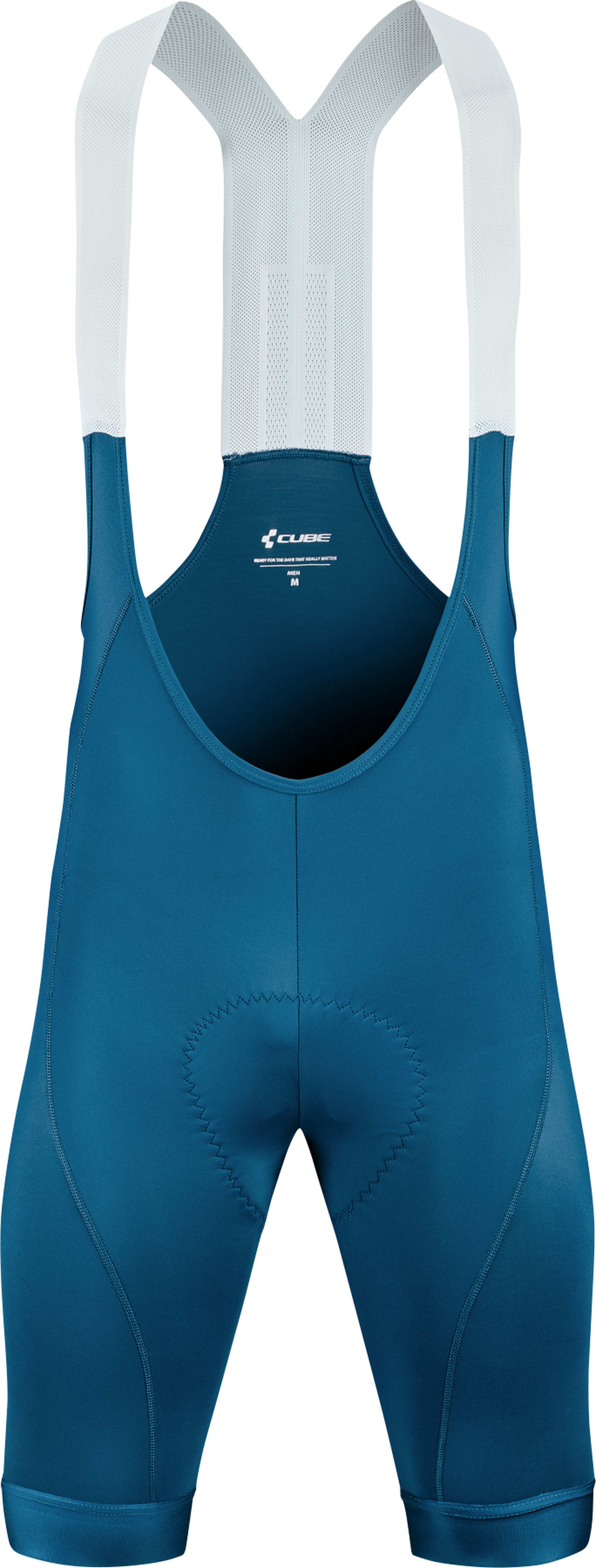ROAD/XC Trägerhose kurz petrol