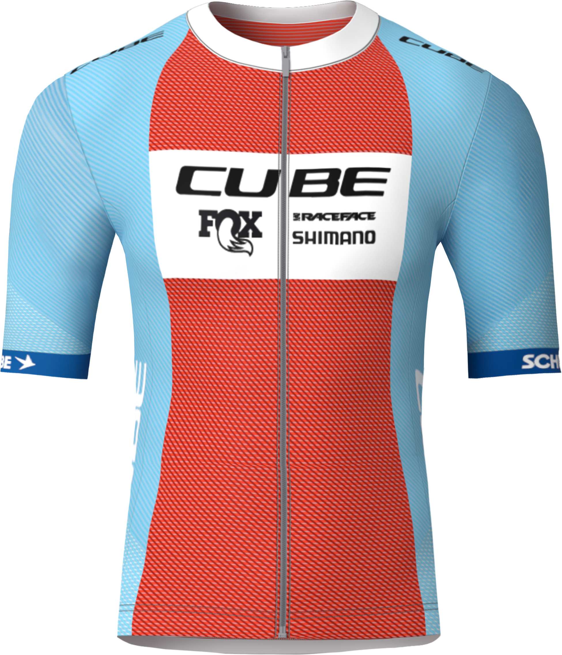 ROAD/XC Trikot X Factory Racing kurzarm blue´n´orange