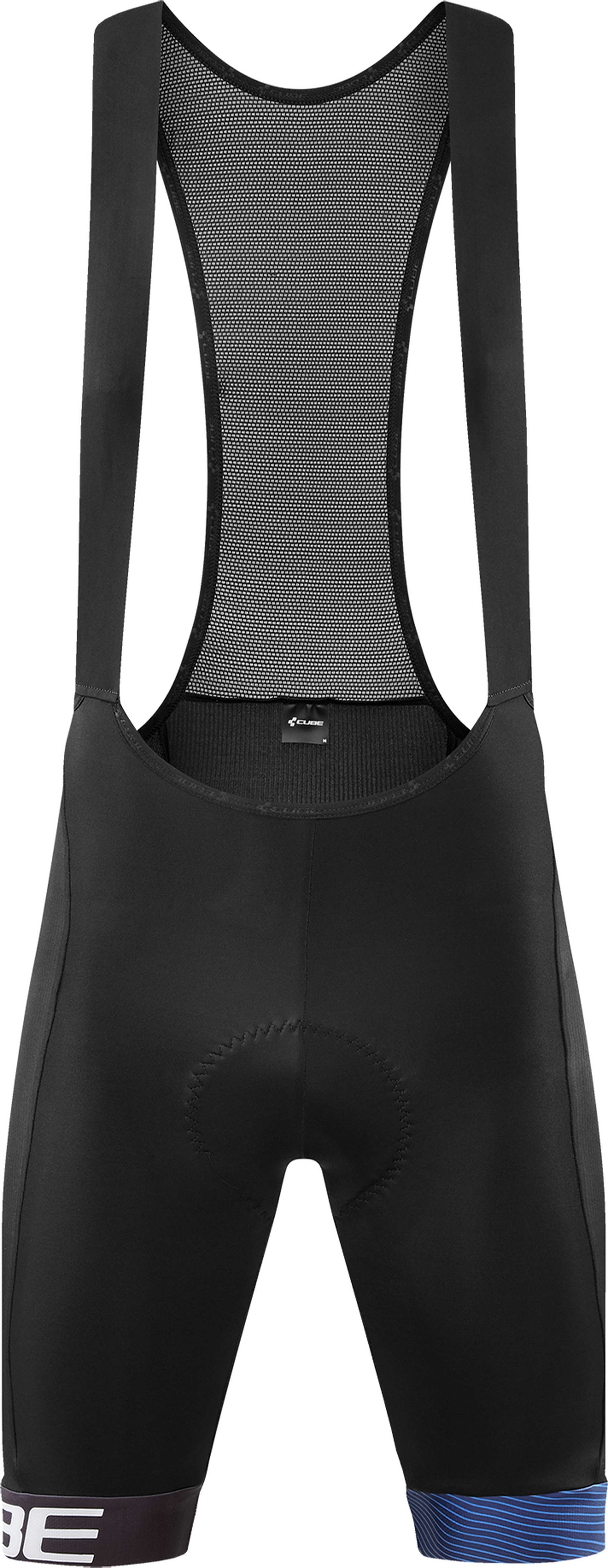 TEAMLINE Trägerhose kurz black´n´blue