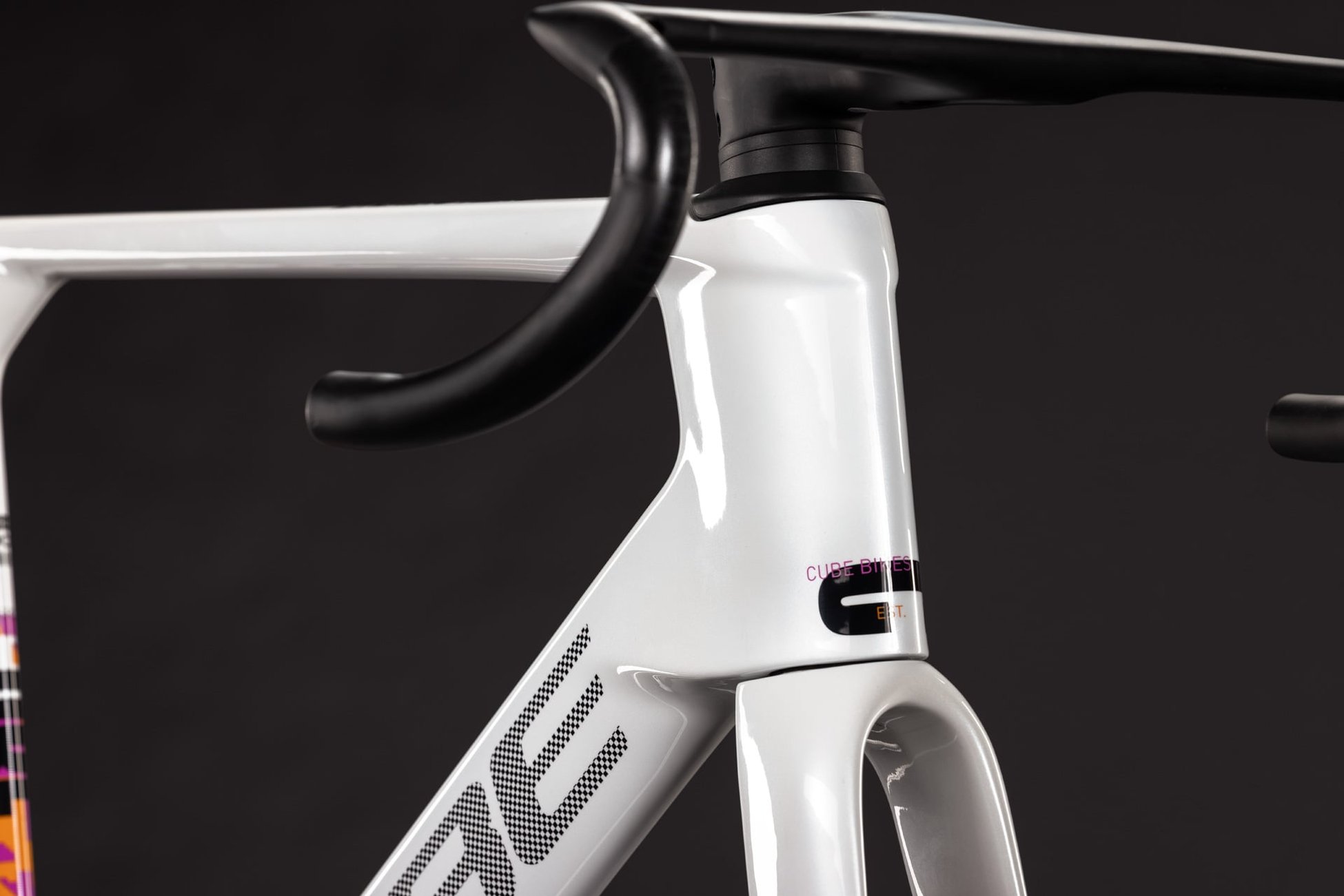 Cube Litening AERO C:68X Frameset graphic´n´white