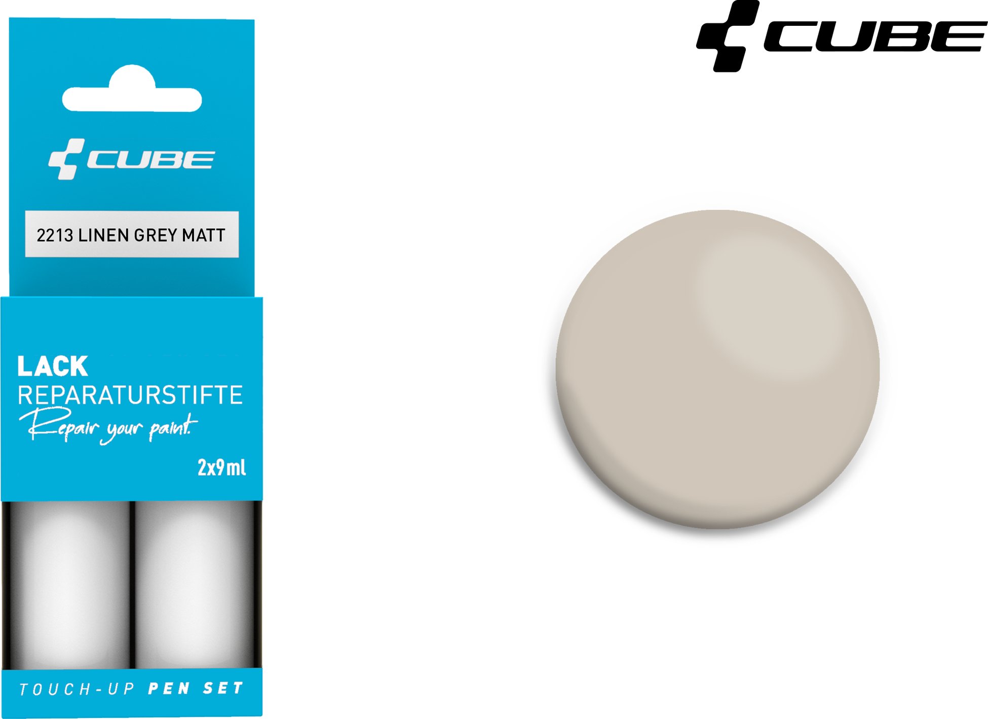 Lackstift Set LINEN GREY matt 2213