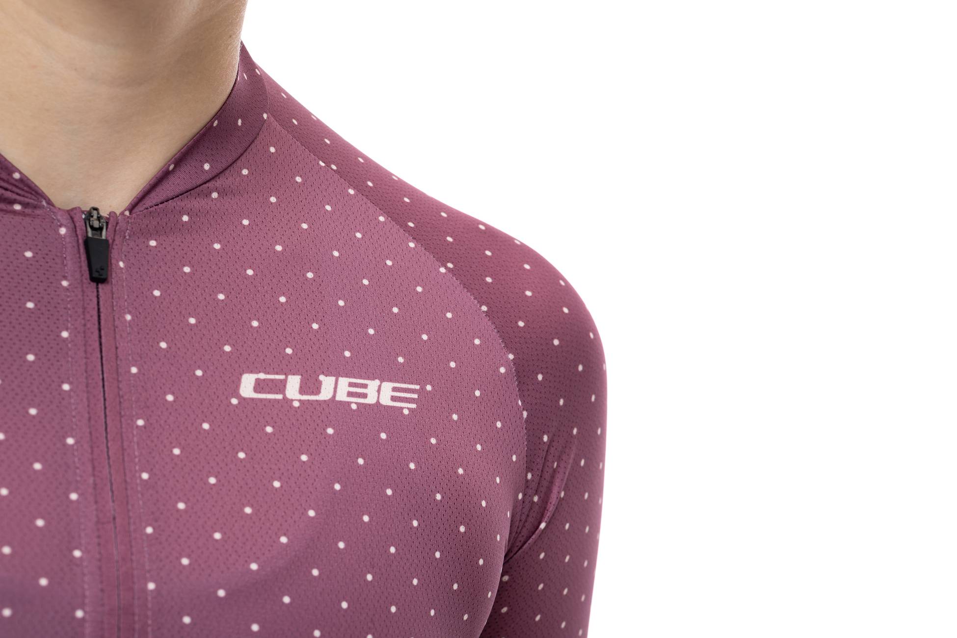 CUBE MTB WS Trikot Half Zip CMPT kurzarm
