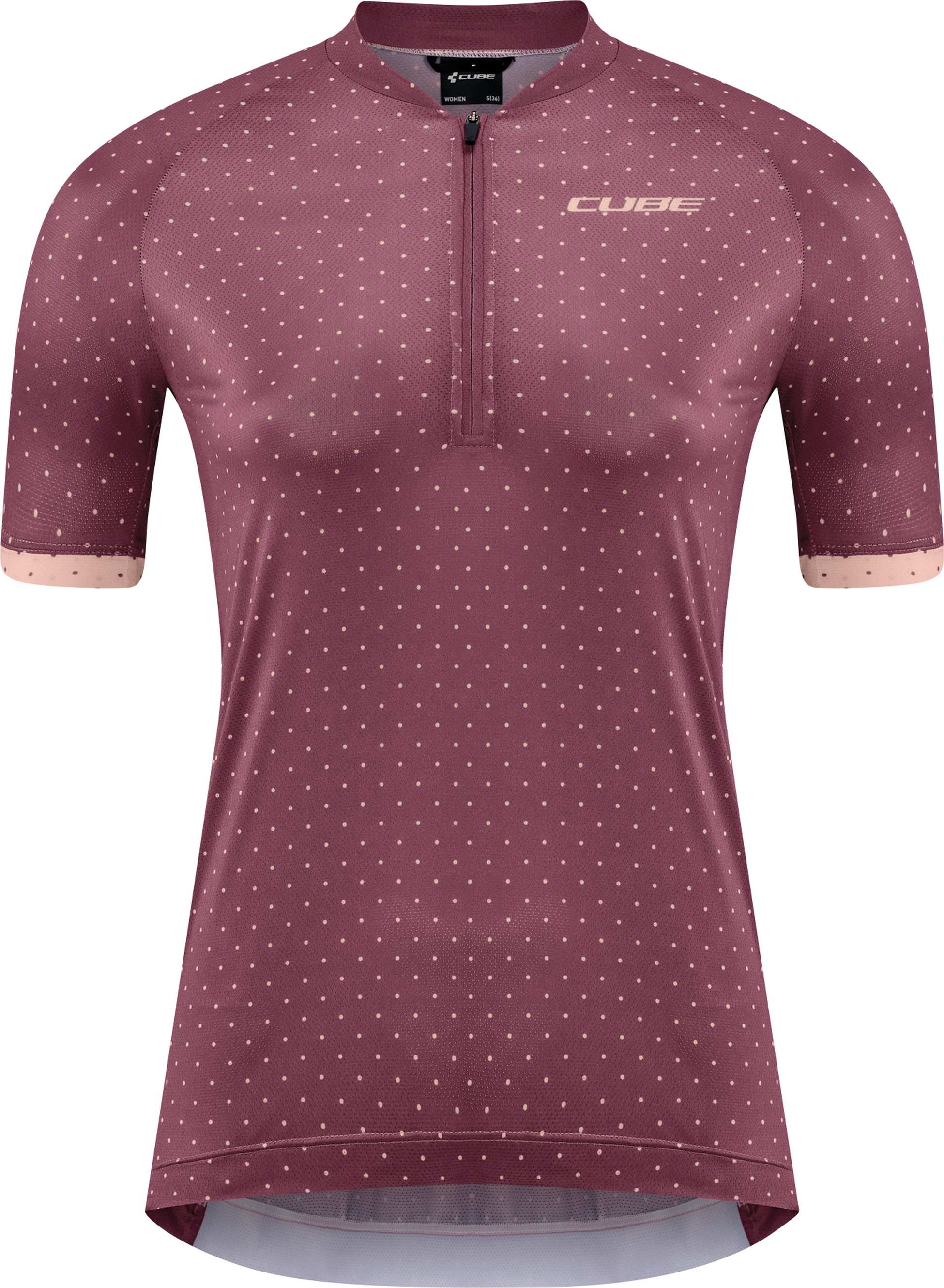 CUBE MTB WS Trikot Half Zip CMPT kurzarm
