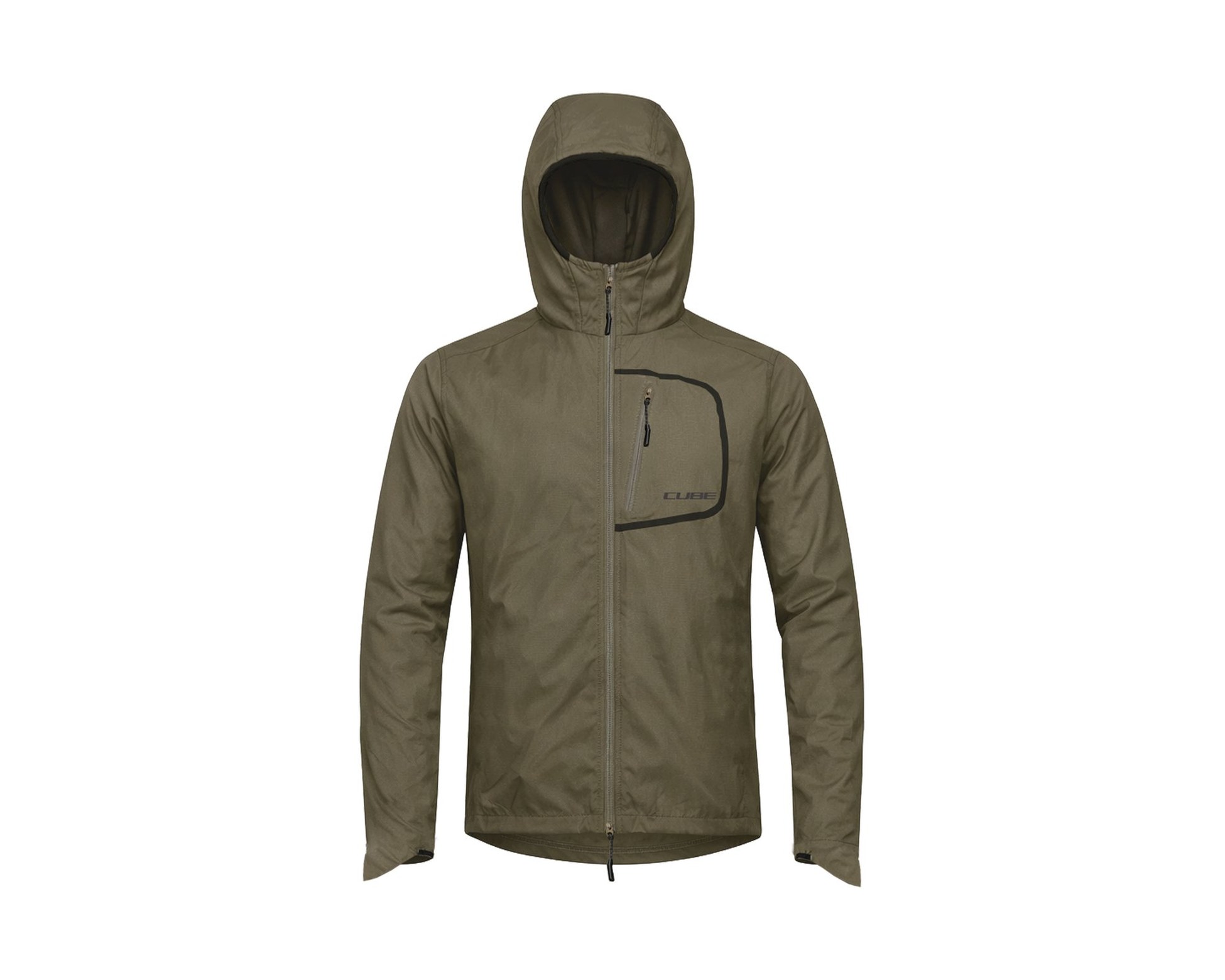 Windjacke olive