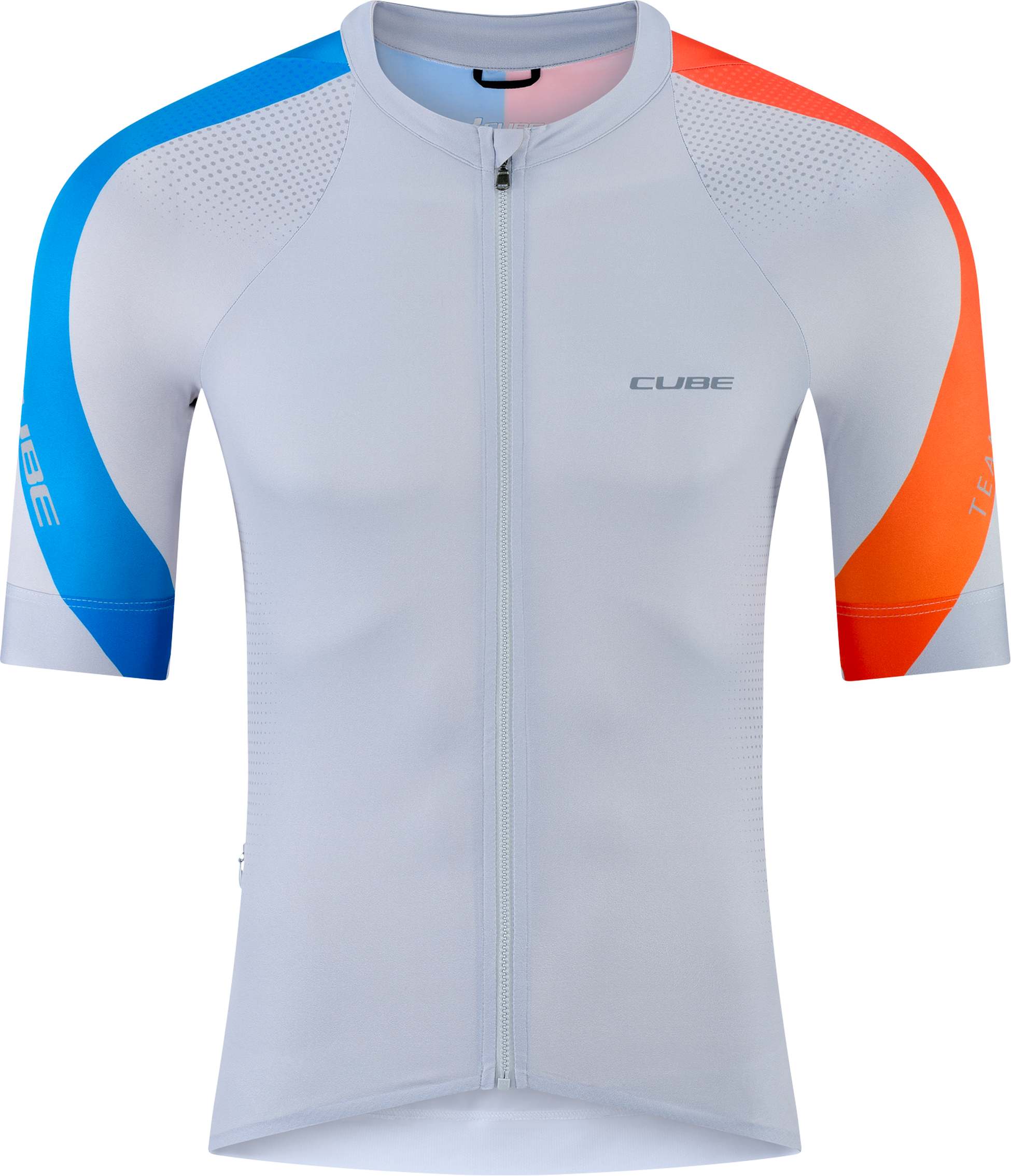 ROAD/XC Trikot TEAMLINE kurzarm light grey
