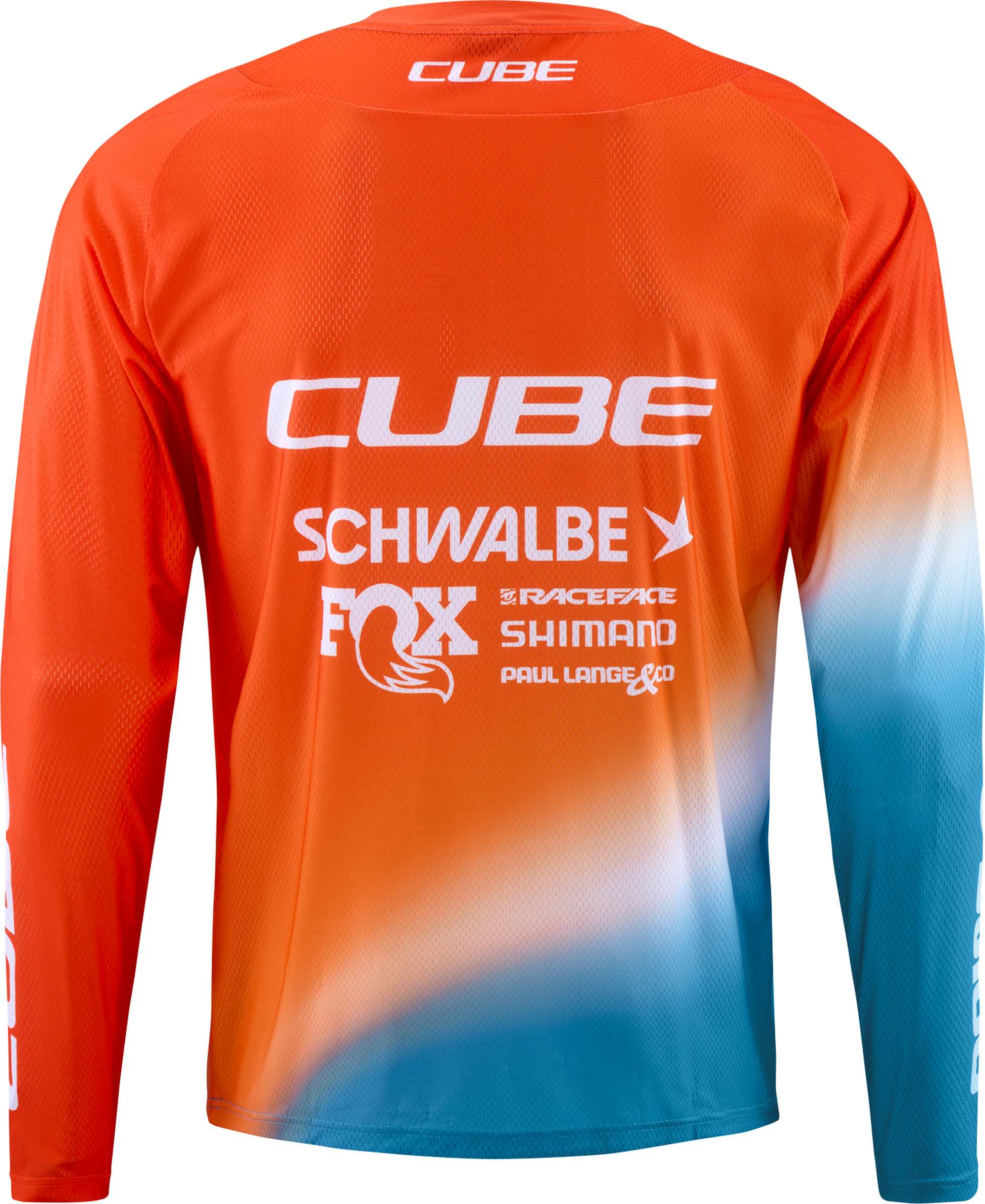 MTB Trikot X Factory Racing langarm white´n´blue´n´red