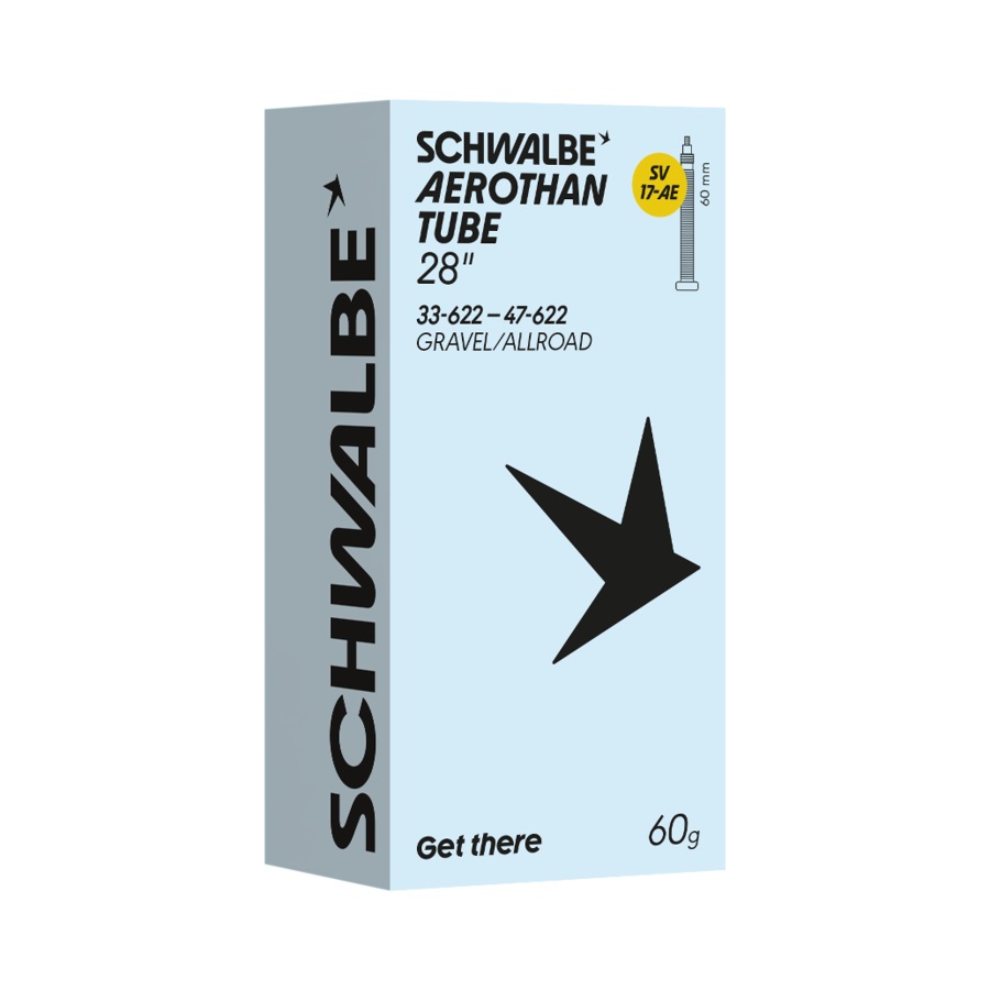 SCHWALBE Aero.Schlauch 28"Trek/Grav.33/47-622 60mm SV17-AE