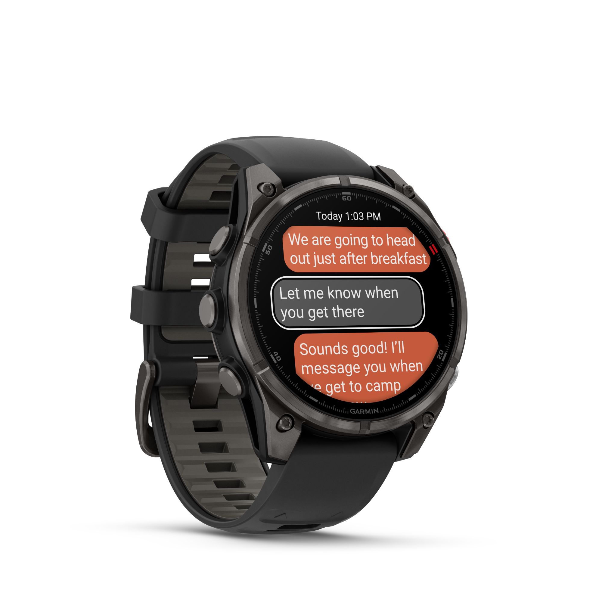 GARMIN fēnix® 8 Pro–47mm, AMOLED Sapphire, Schwarz/Titan Car