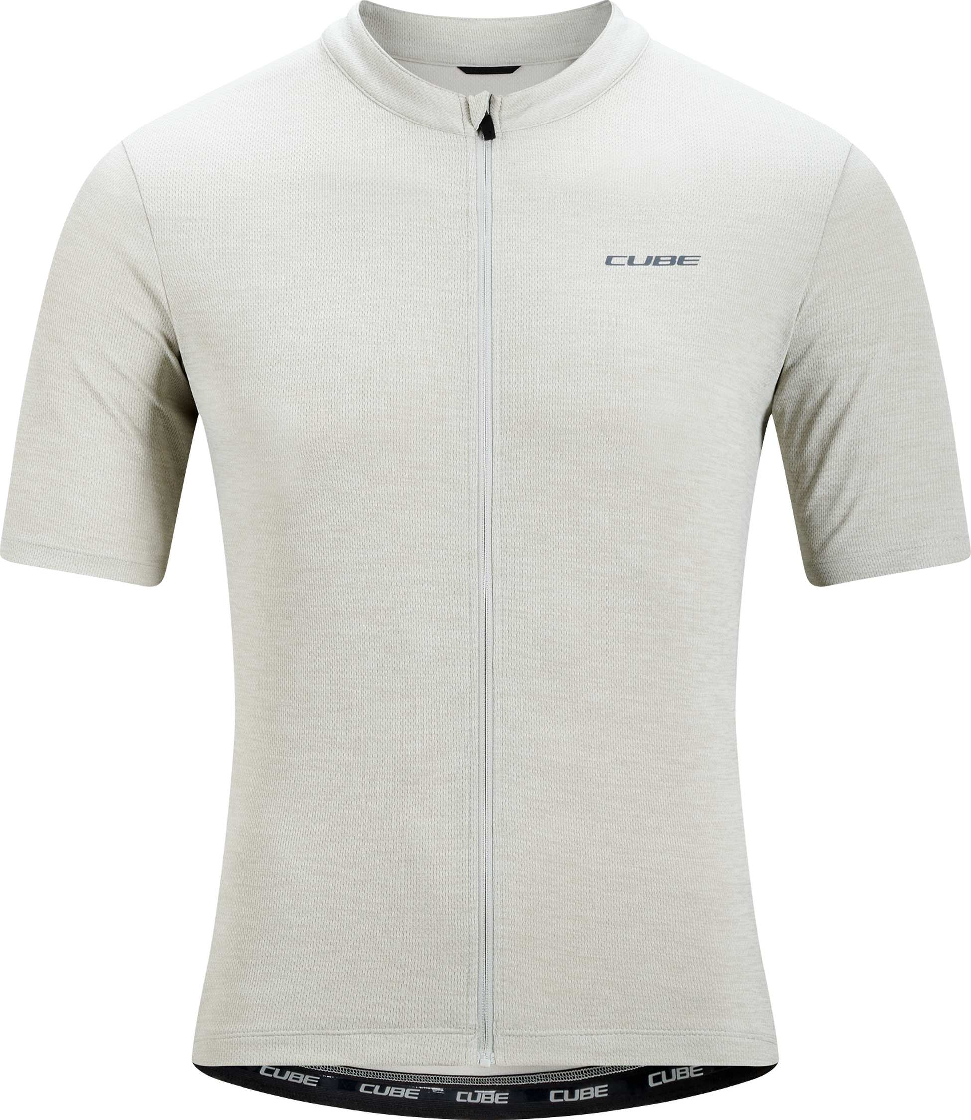 GRAVEL WS Trikot Full Zip CARGO kurzarm light grey