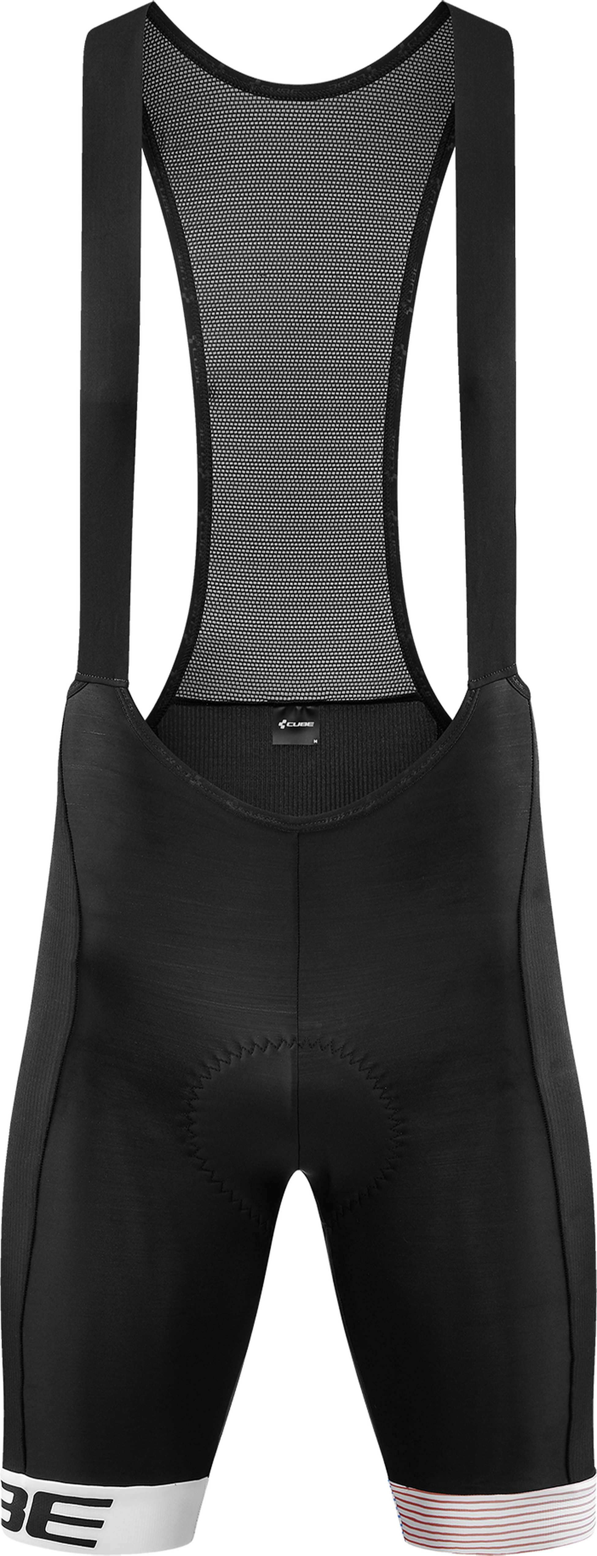 TEAMLINE Trägerhose kurz black´n´white