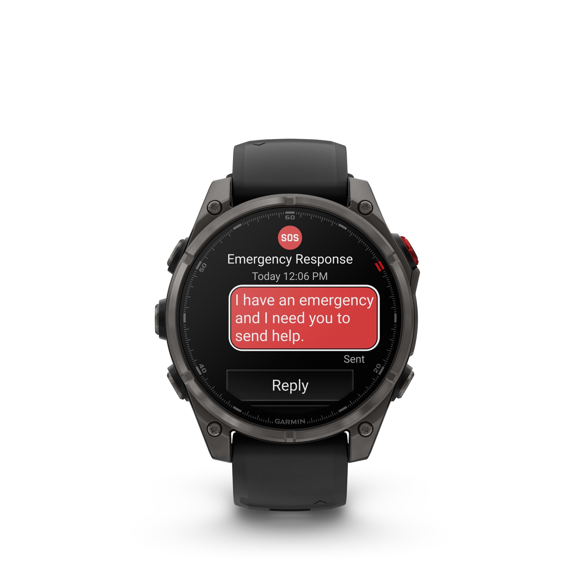 GARMIN fēnix® 8 Pro–47mm, AMOLED Sapphire, Schwarz/Titan Car