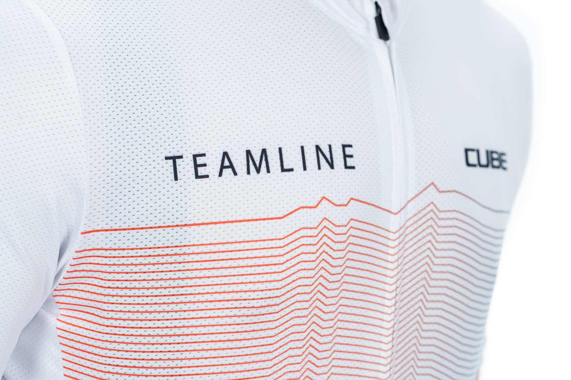 CUBE TEAMLINE Trikot CMPT kurzarm white