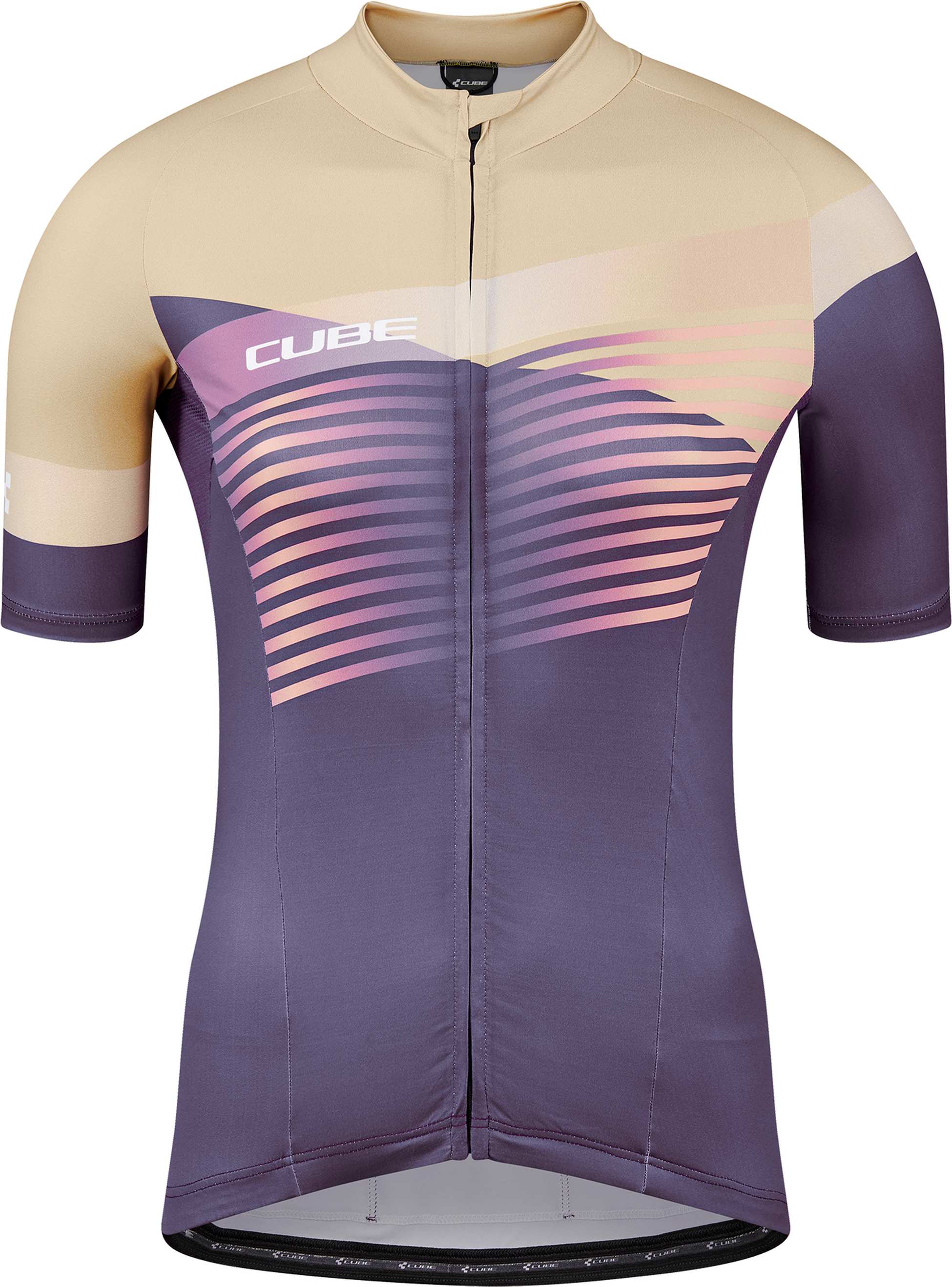 TEAMLINE WS Trikot kurzarm violet´n´sand