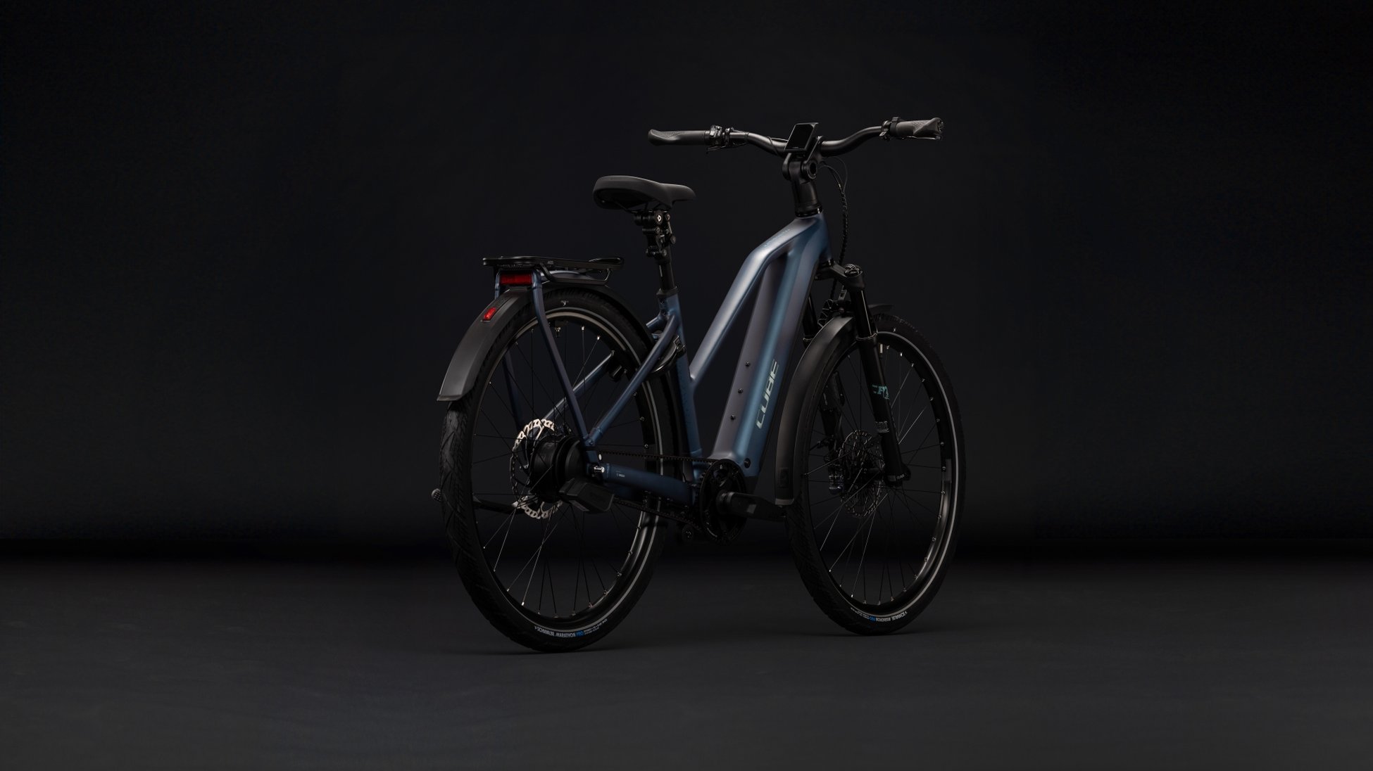 Cube Kathmandu Hybrid Deluxe SLX 800 mineralblue´n´blue Trapeze