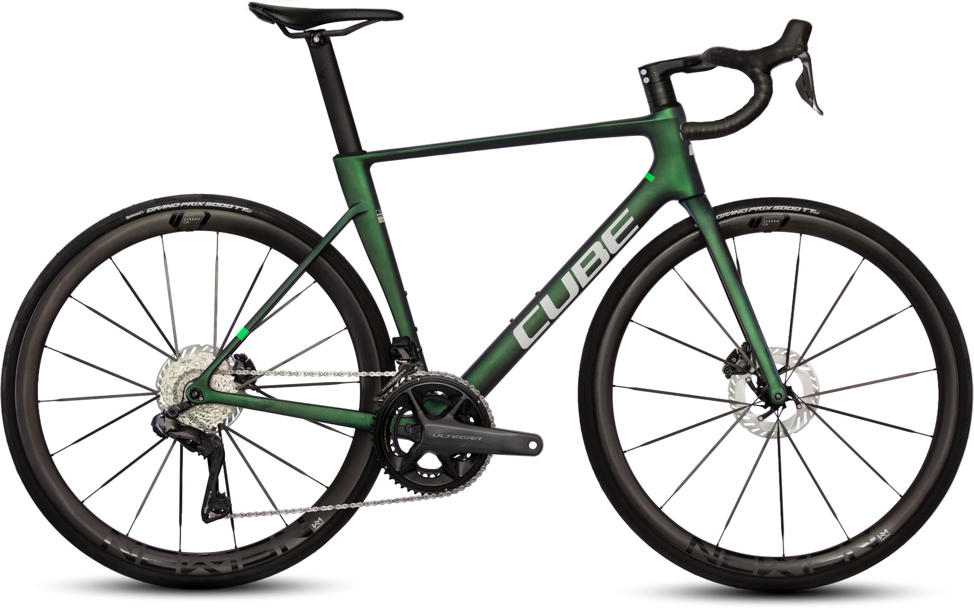 Cube Litening AIR C:68X SLX CSC dark green- 56