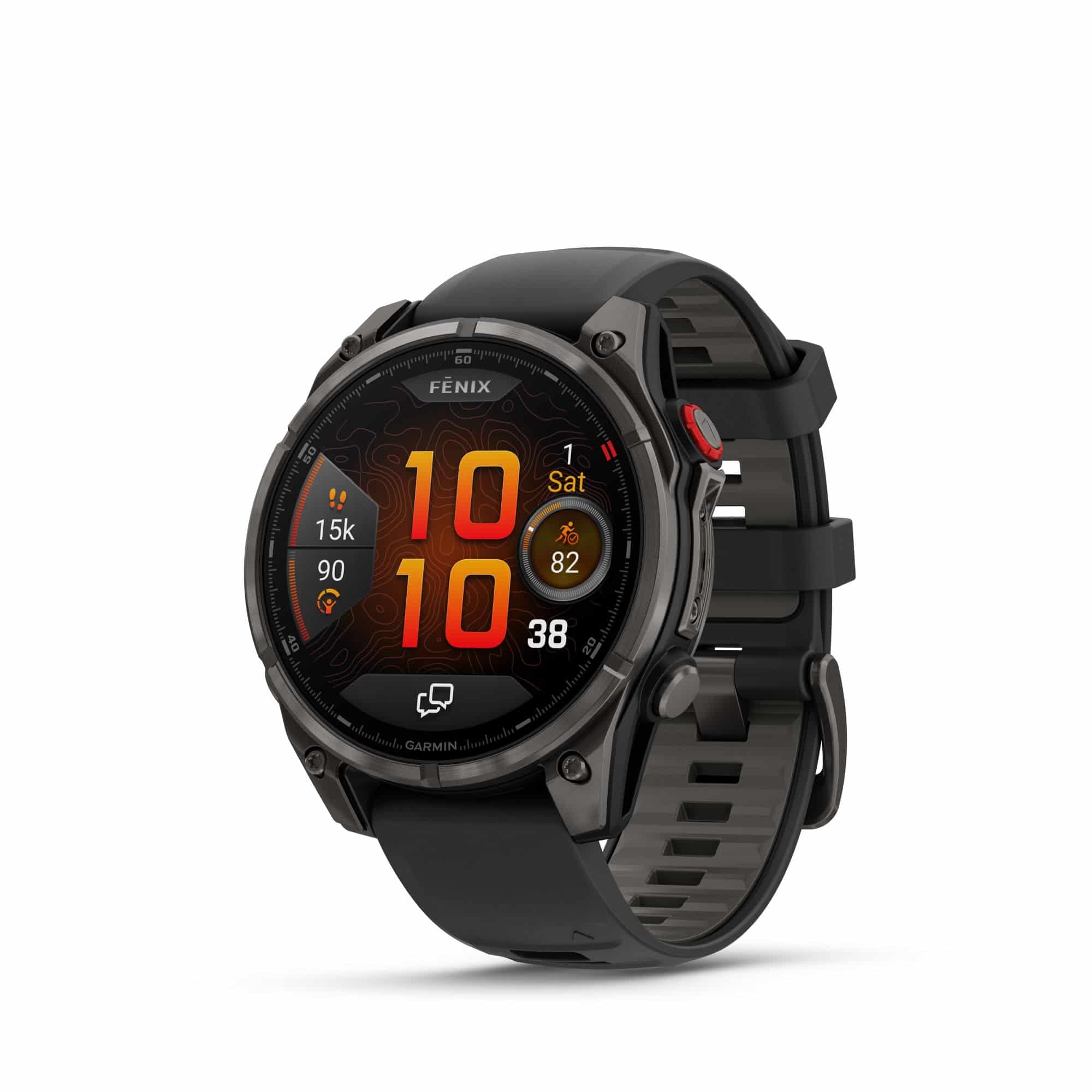 GARMIN fēnix® 8 Pro–47mm, AMOLED Sapphire, Schwarz/Titan Car