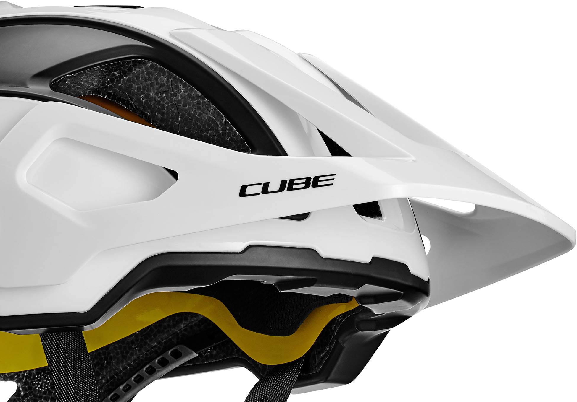 CUBE Helm STROVER white ´n´ black