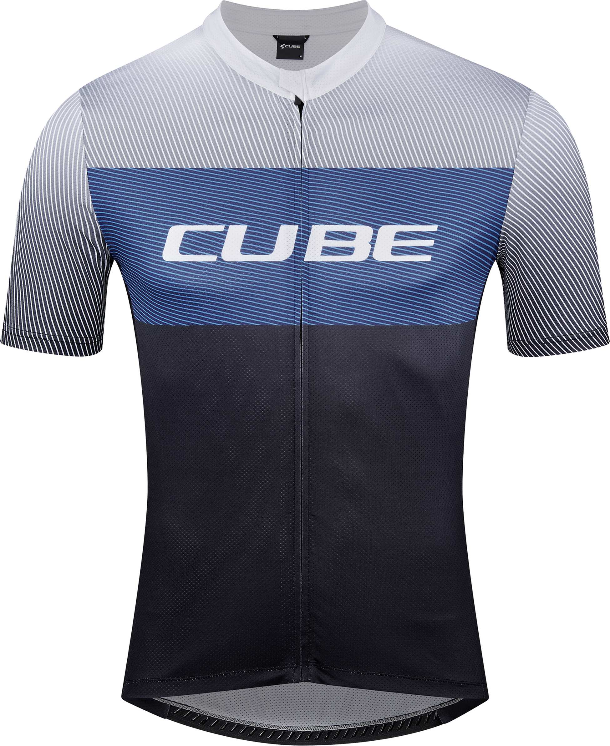 TEAMLINE Trikot CMPT kurzarm black´n´blue´n´grey