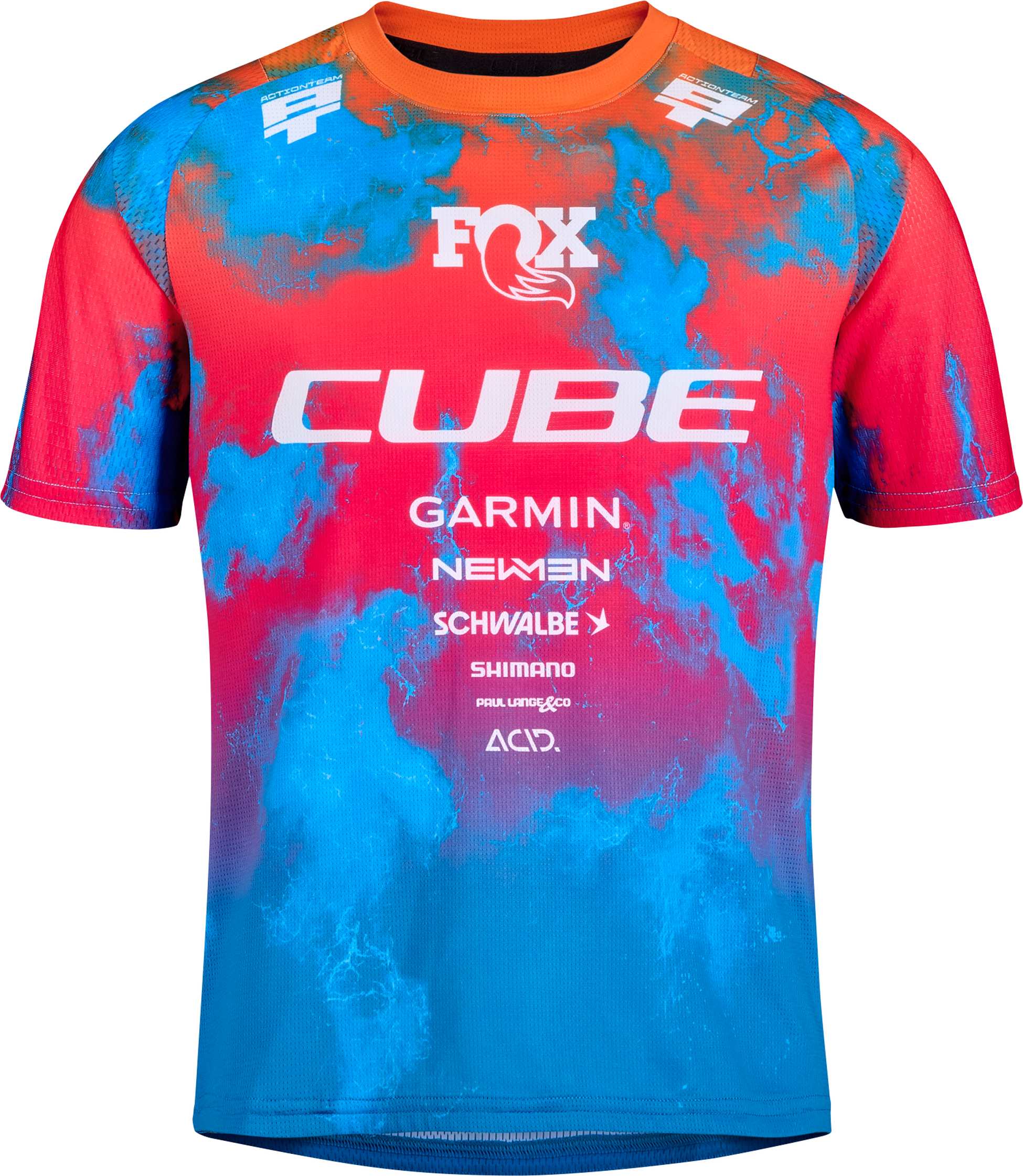 CUBE MTB Trikot ROOKIE X Actionteam kurzarm