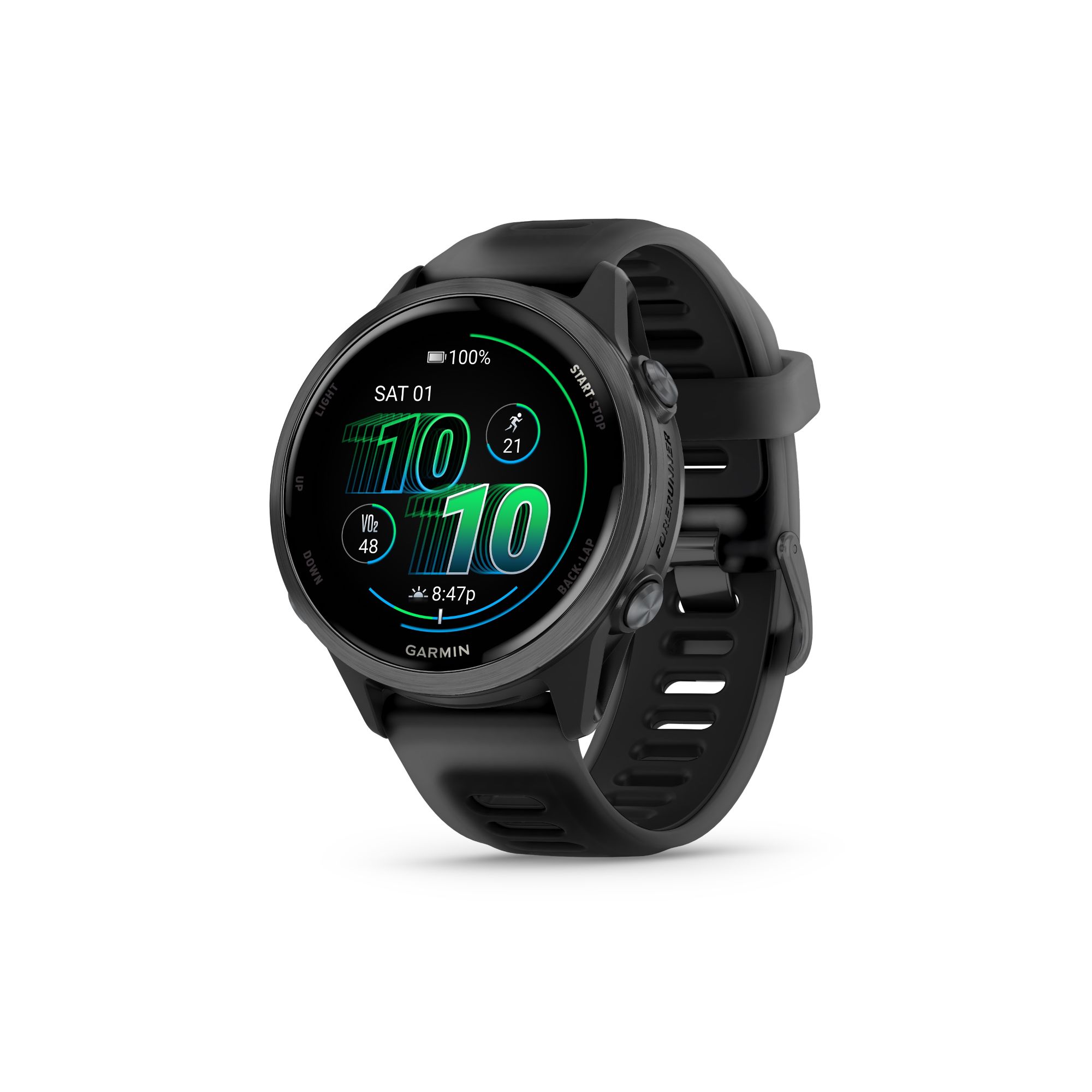 Forerunner® 570 - 42mm, Schwarz/Schiefergrau
