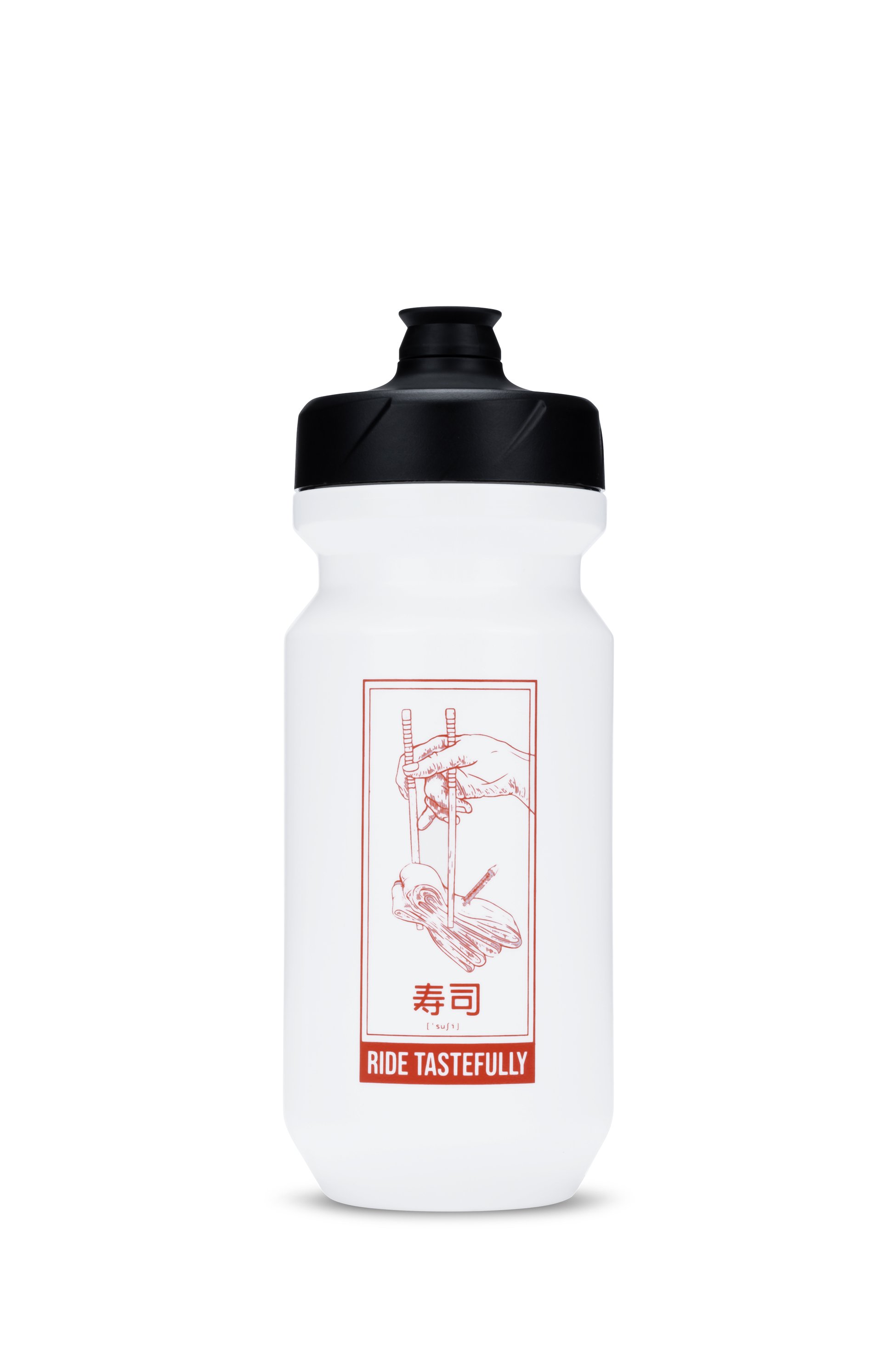 Trinkflasche Flow 500 white´n´red