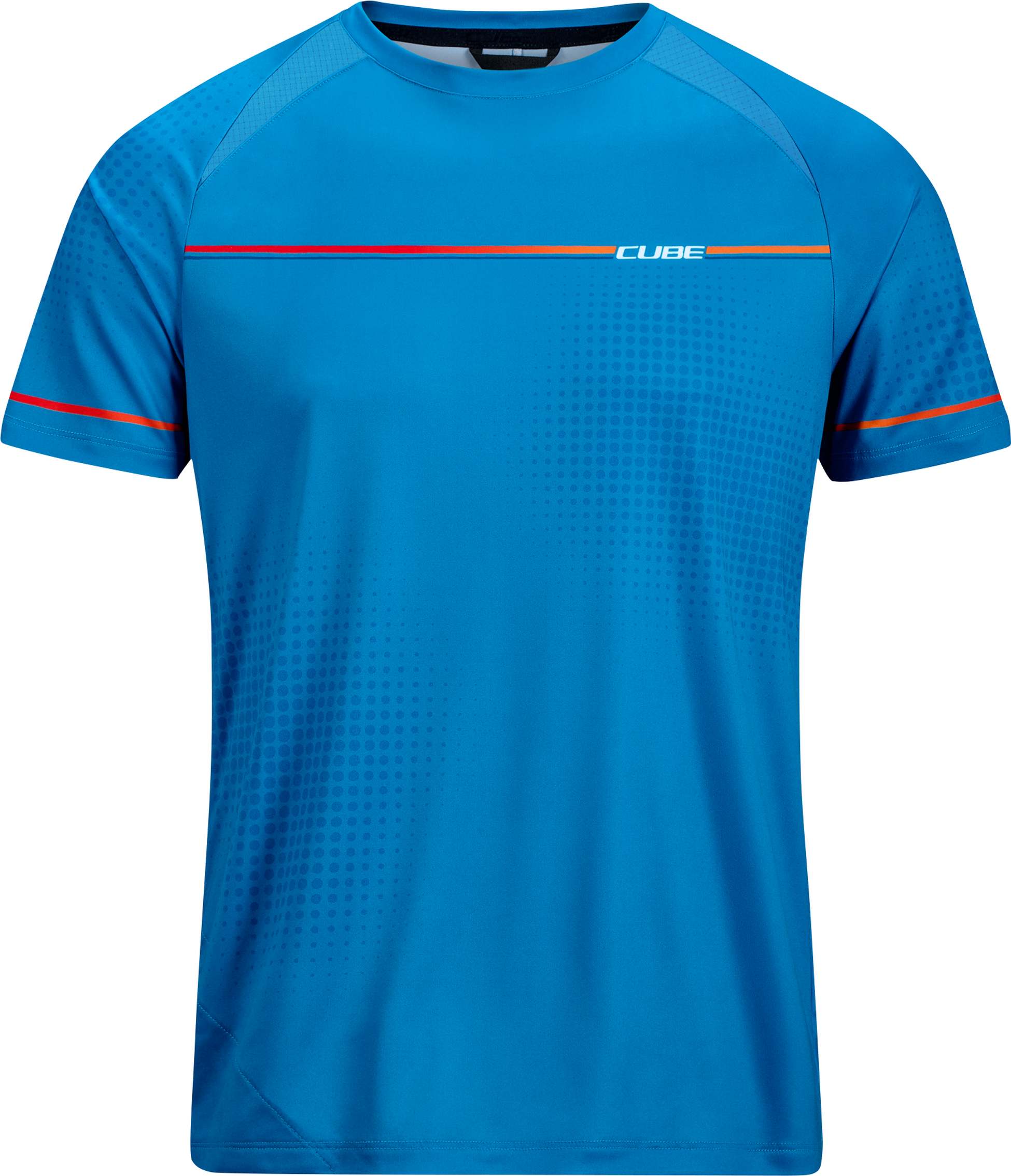 CUBE Rundhalstrikot Tech TEAMLINE kurzarm