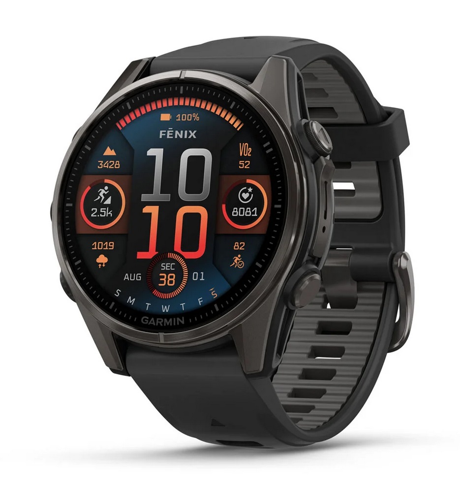 fēnix® 8 – 43 mm, AMOLED Sapphire, Bl/Ti Armband 20mm