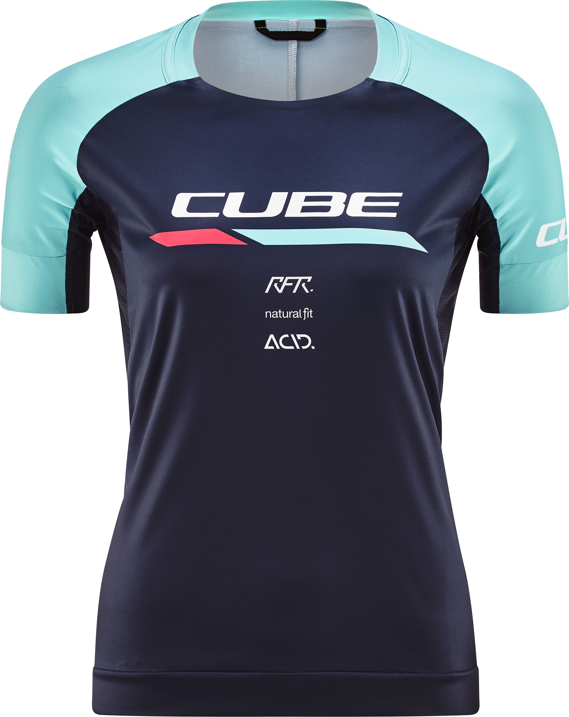 CUBE TEAMLINE WS Rundhalstrikot kurzarm